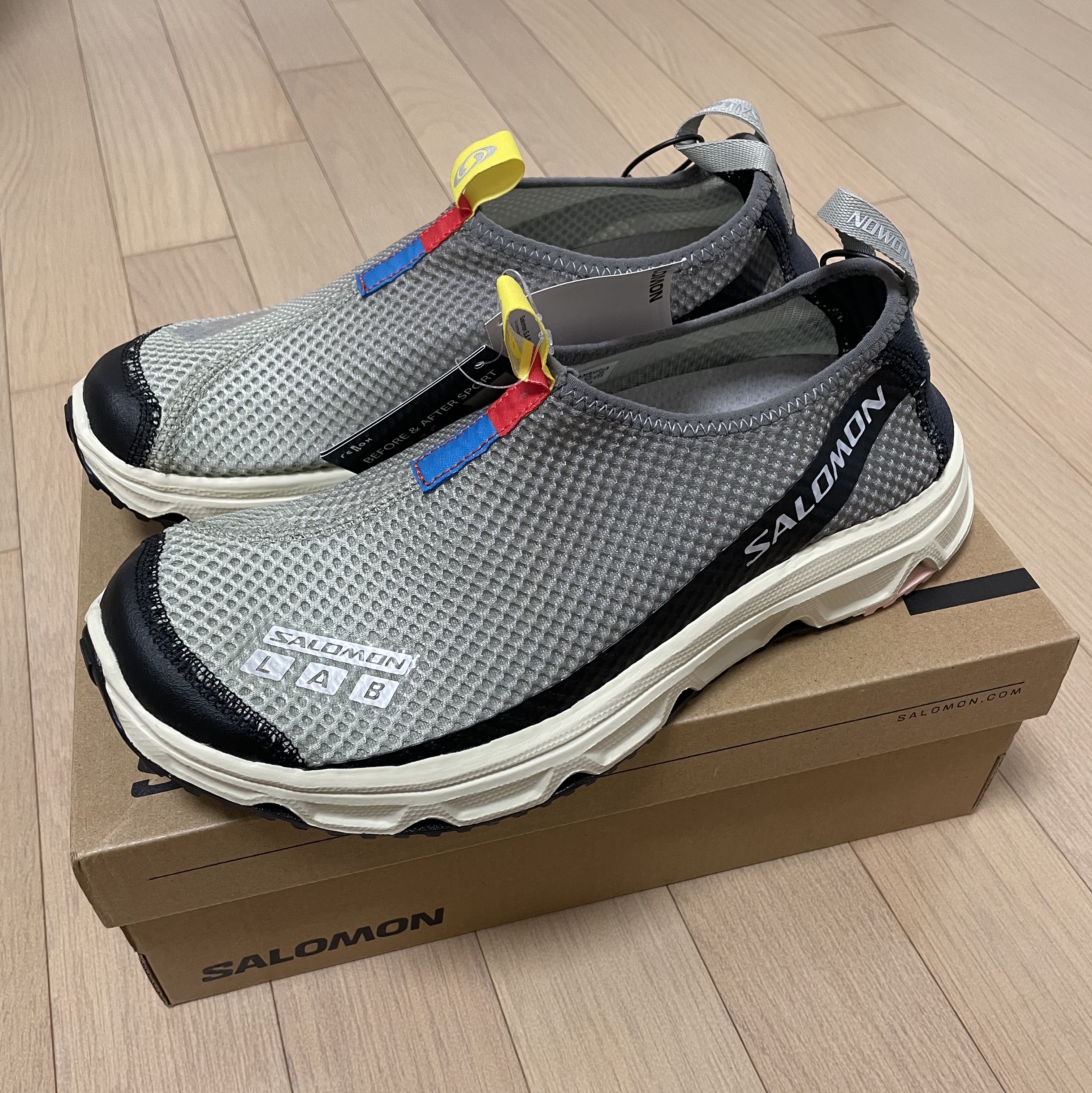 Salomon RX Moc 3.0 Pewter Desert 착용 스타일