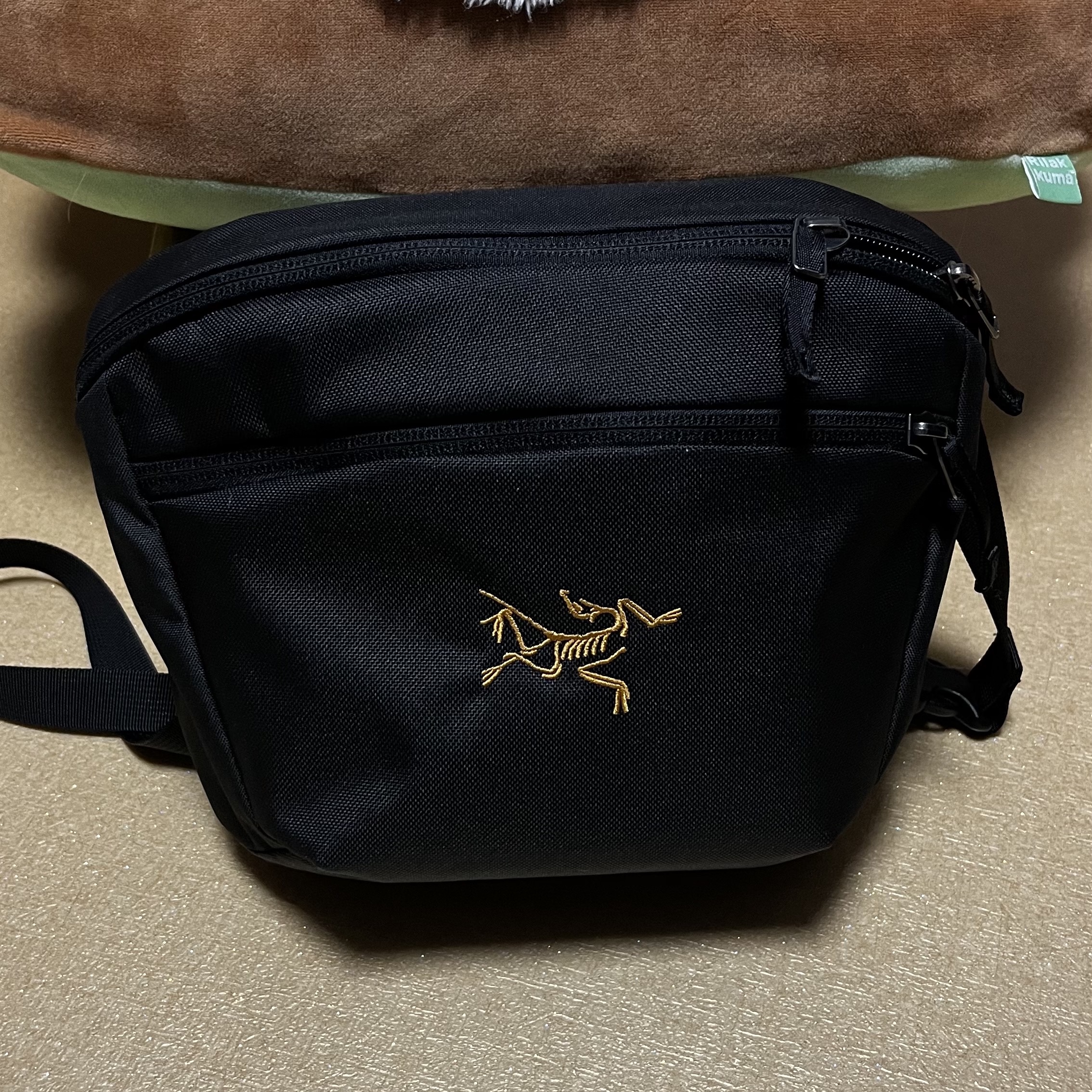 Arc'teryx Mantis 2 Waistpack 24K Black 착용 스타일