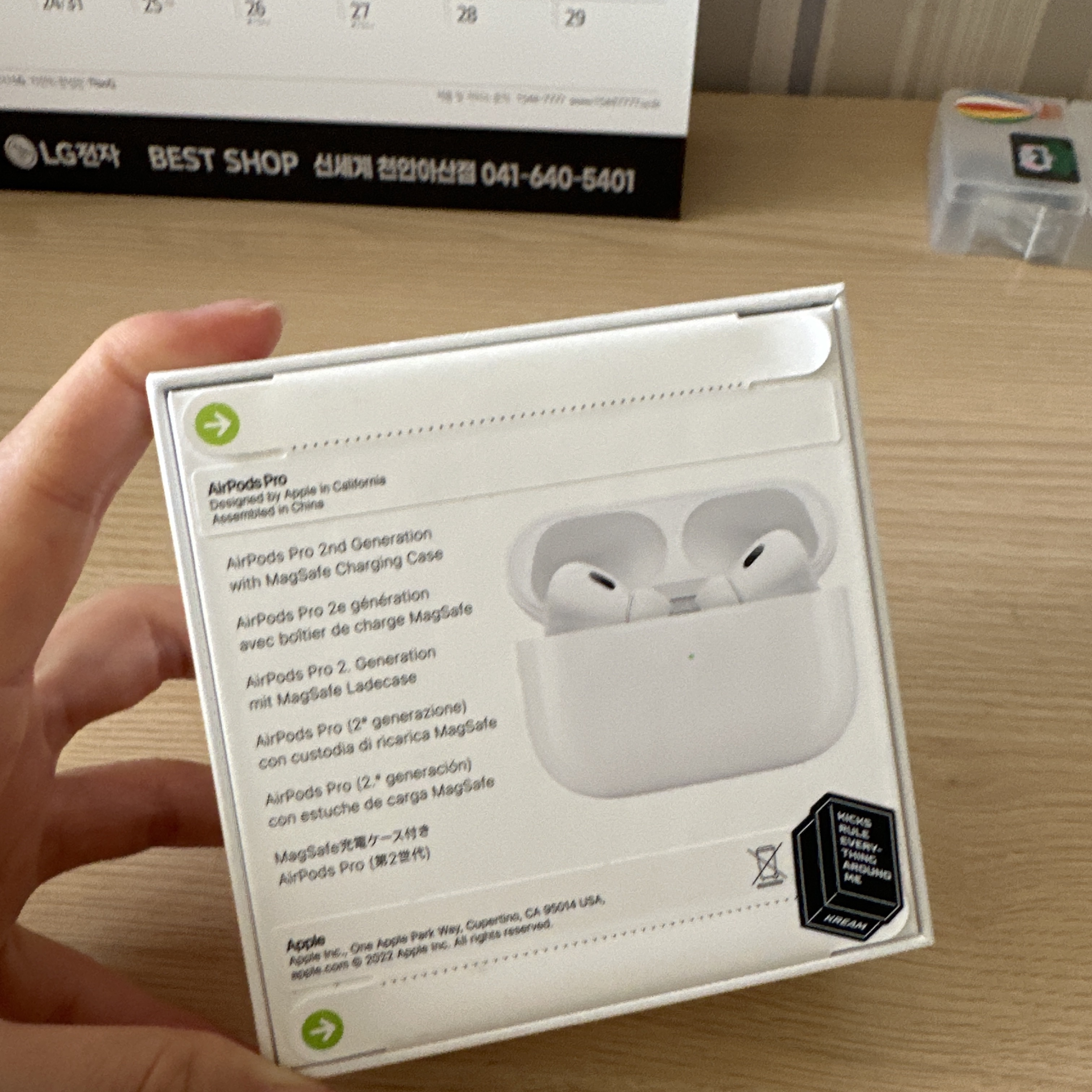 Apple AirPods Pro 2nd Gen (Korean Ver.) 착용 스타일