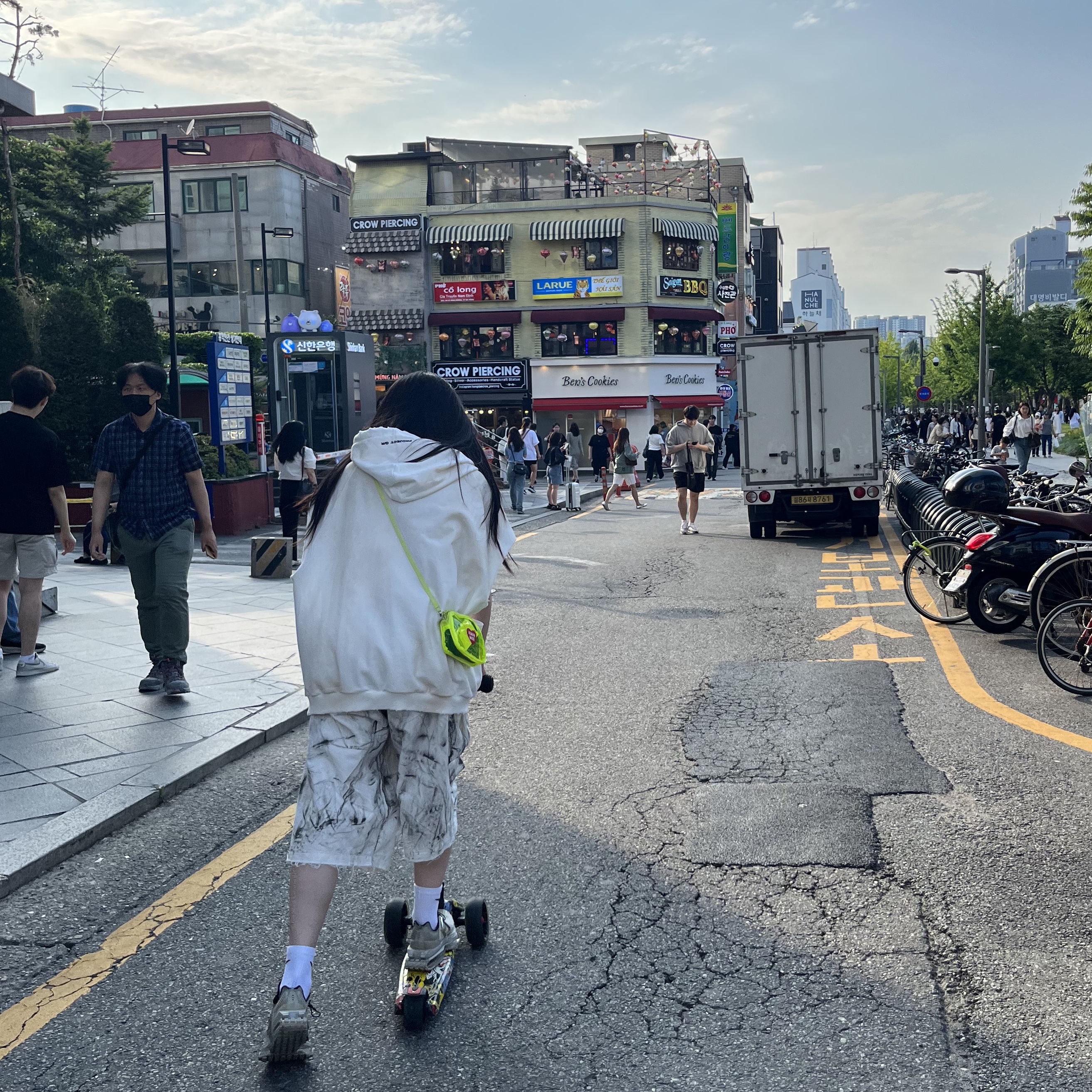 Nike x Matthew M Williams Zoom 004 Stone, Human Made PVC Pouch Small Yellow 착용 스타일 - 5