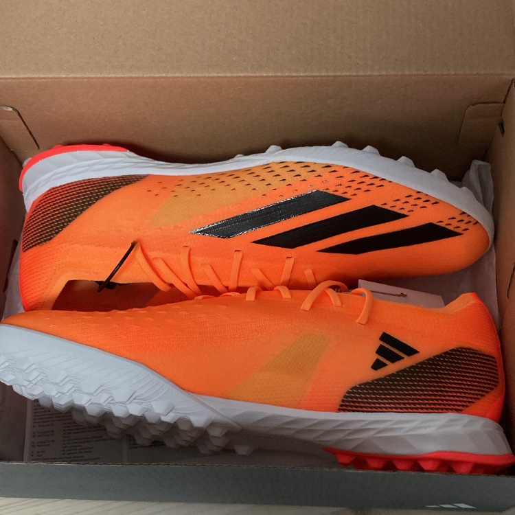 Adidas X Speedportal.1 TF Solar Gold Core Black 착용 스타일 - 1