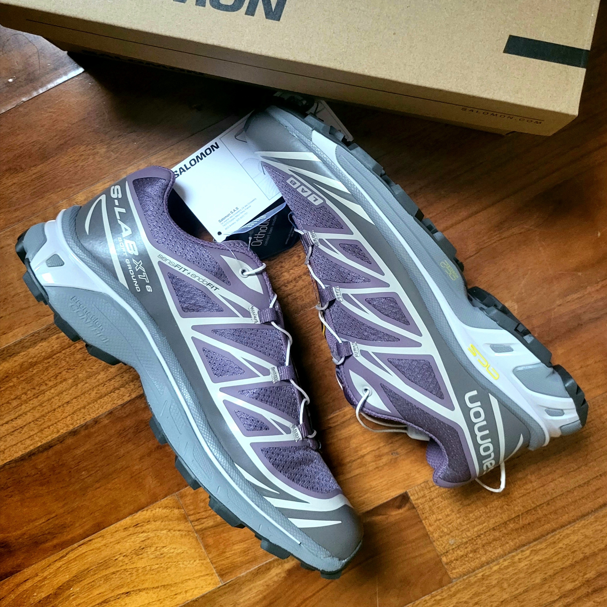 Salomon XT-6 Moonscape Plum Kitten 착용 스타일