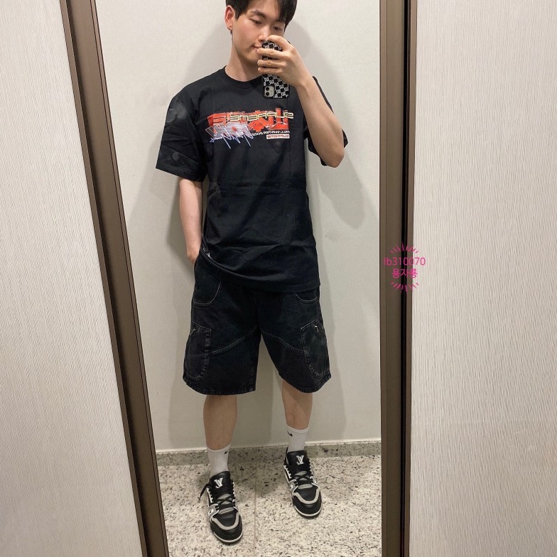 Supreme x Yohji Yamamoto Tekken T-Shirt Black - 22FW 착용 스타일 - 2