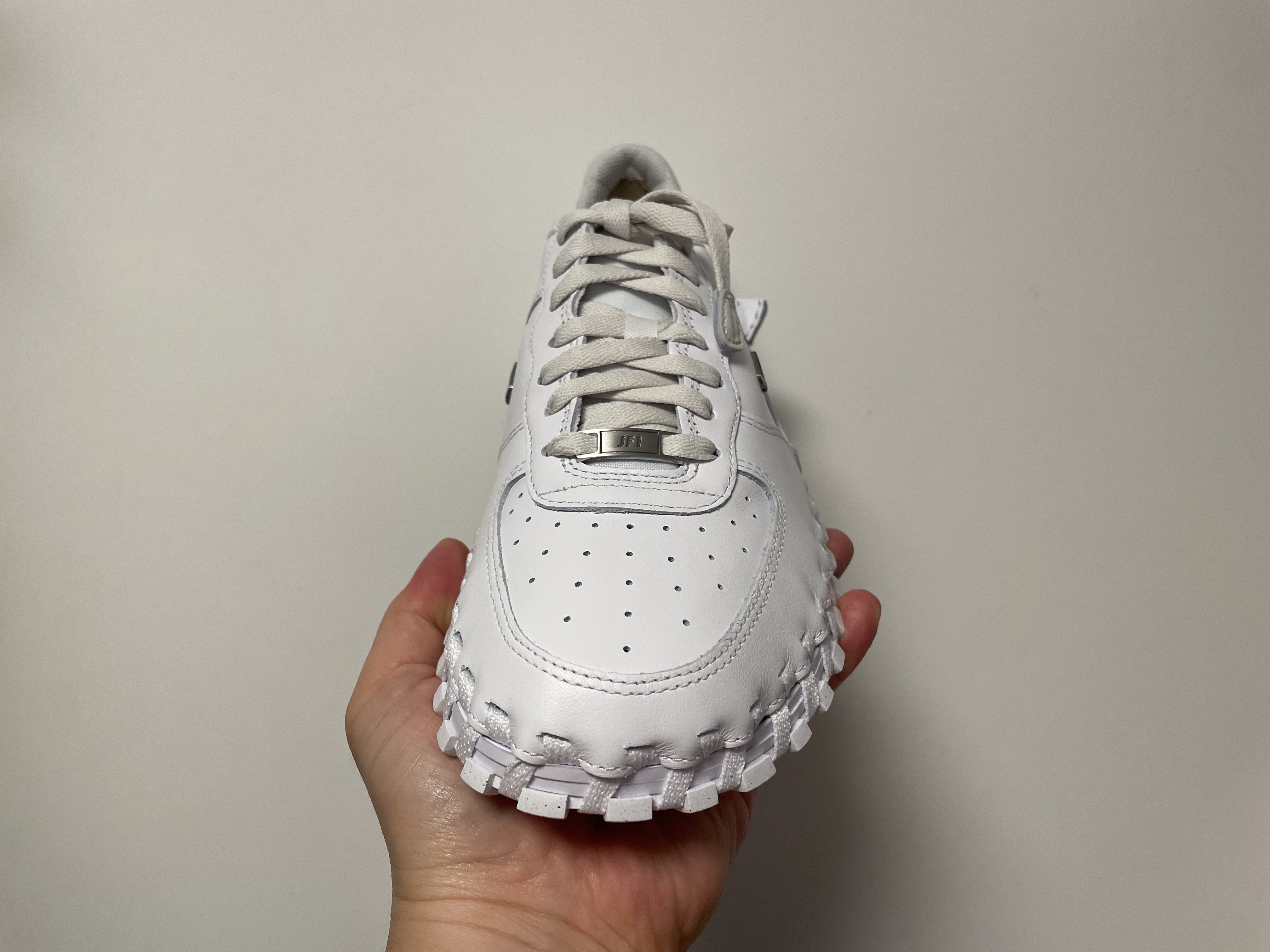 Nike x Jacquemus J Force 1 Low LX SP White 착용 스타일 - 4
