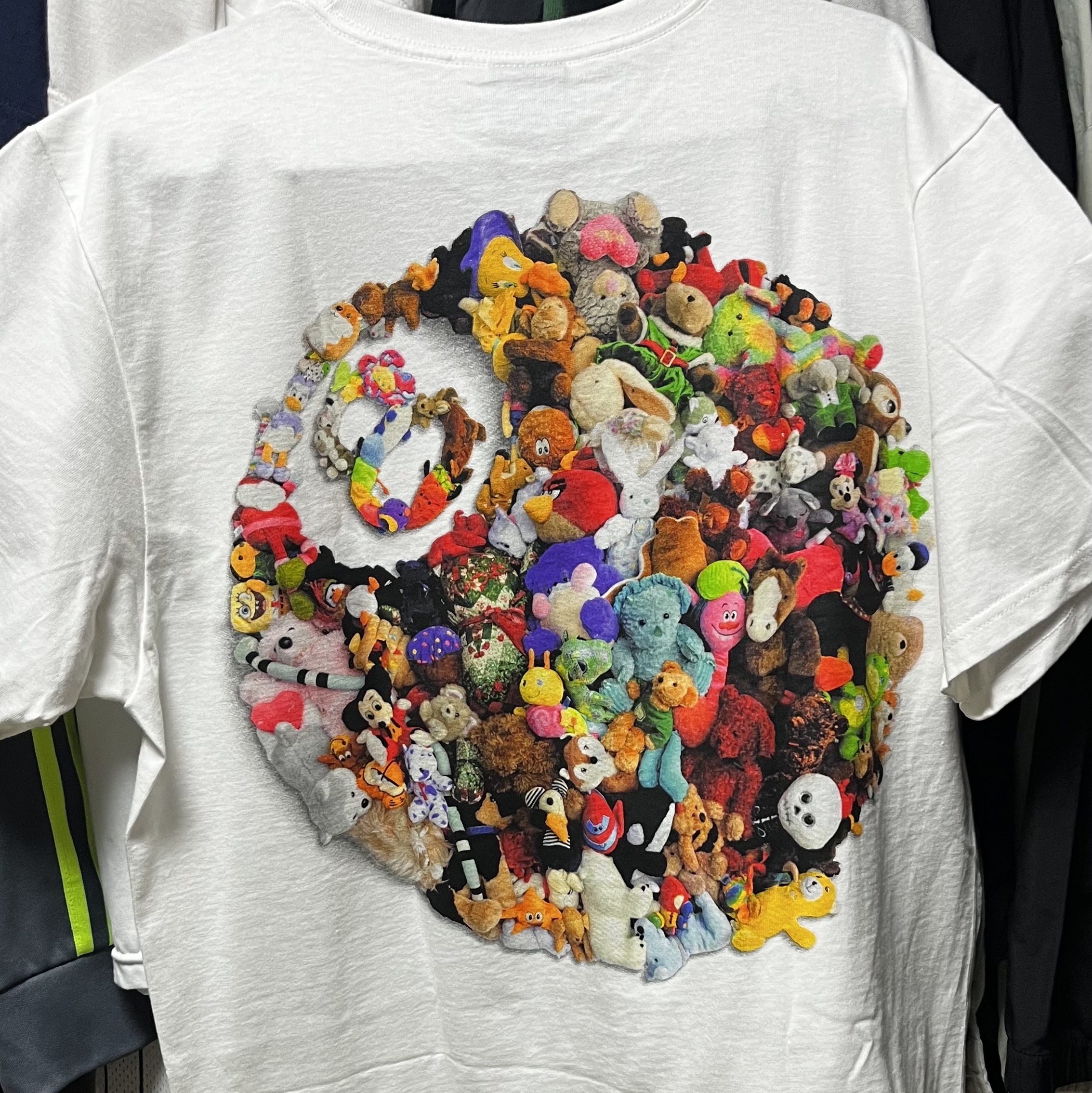 Stussy Plush T-Shirt White 착용 스타일