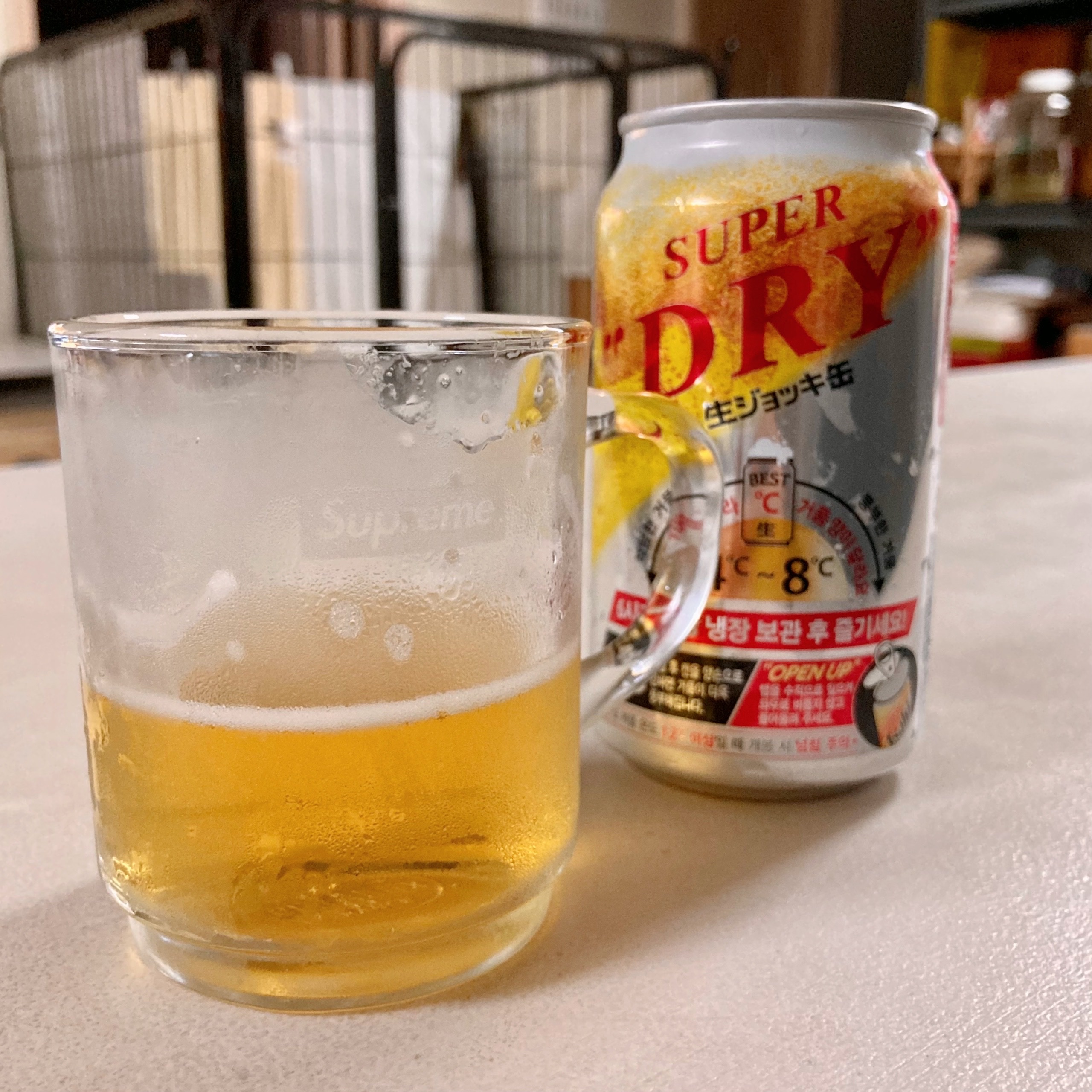 Supreme Duralex Glass Mugs Clear (Set of 6) - 23SS 착용 스타일