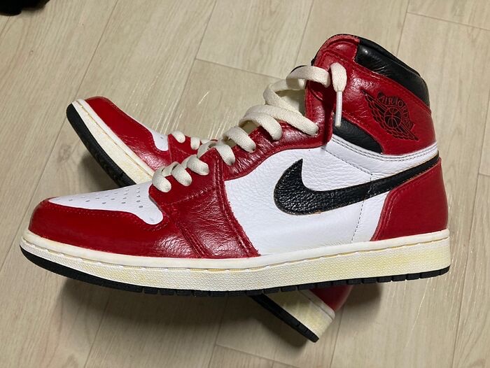 Jordan 1 Retro High OG Light Fusion Red 착용 스타일