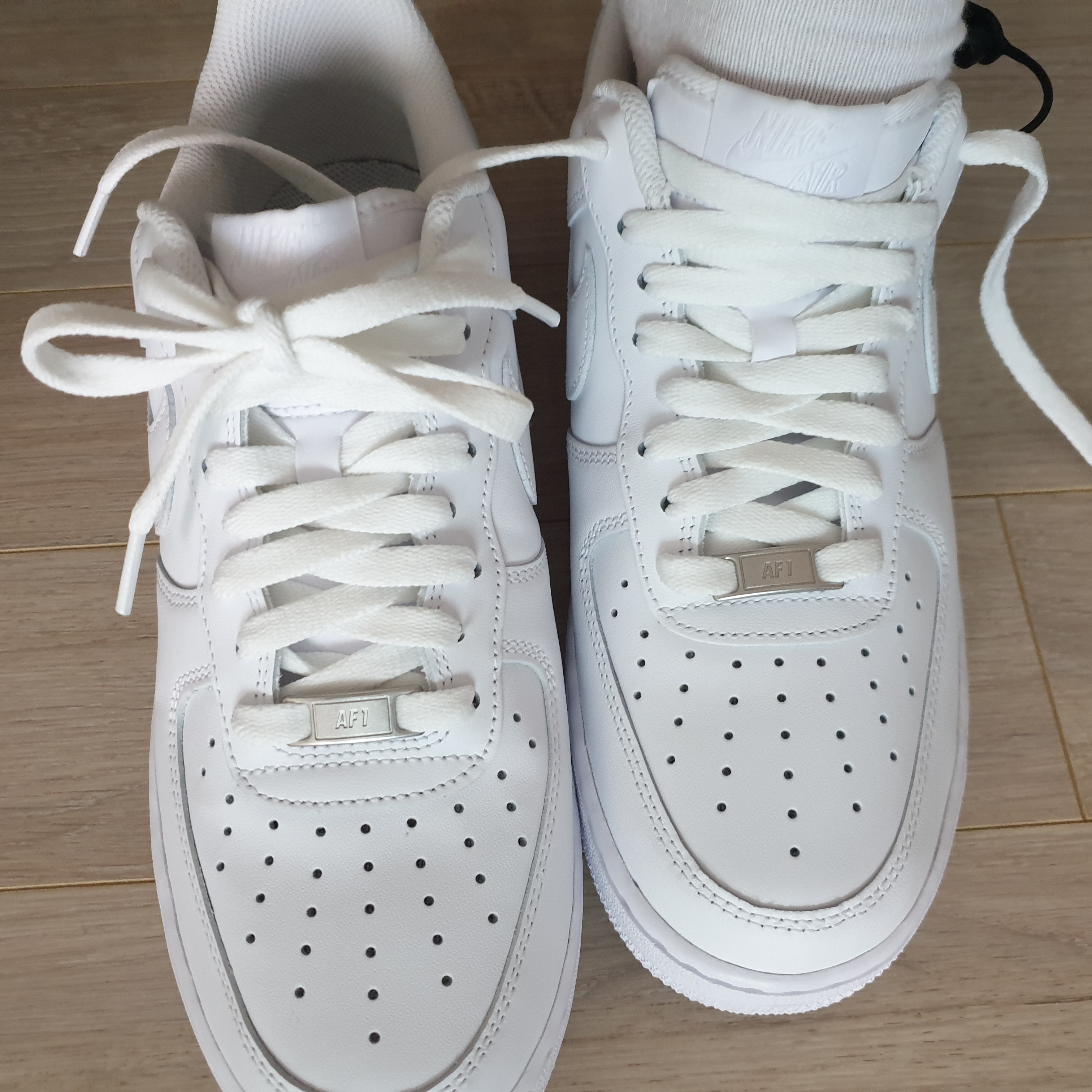Nike Air Force 1 '07 Low White 착용 스타일