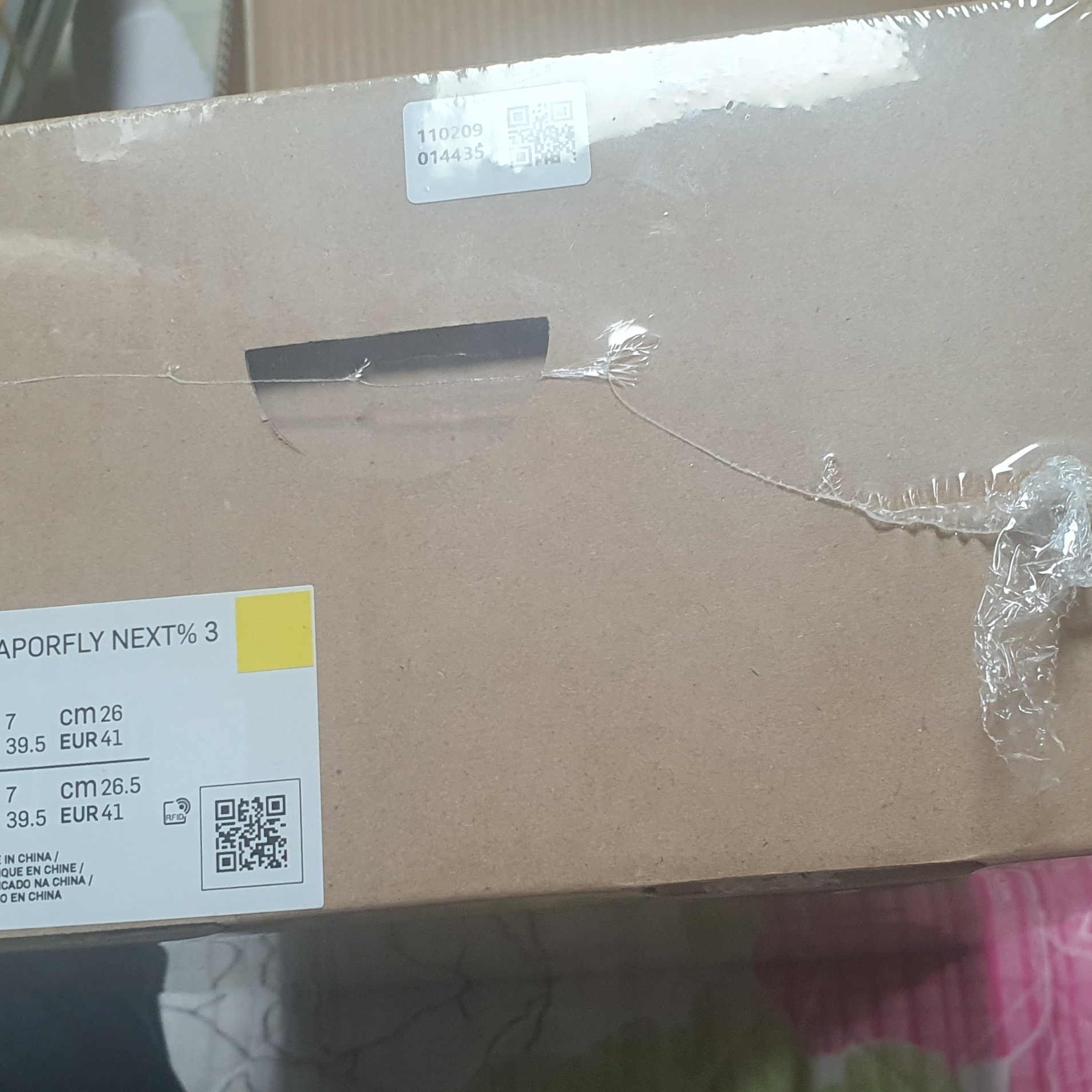 Nike ZoomX Vaporfly Next% 3 White Grey 착용 스타일 - 4
