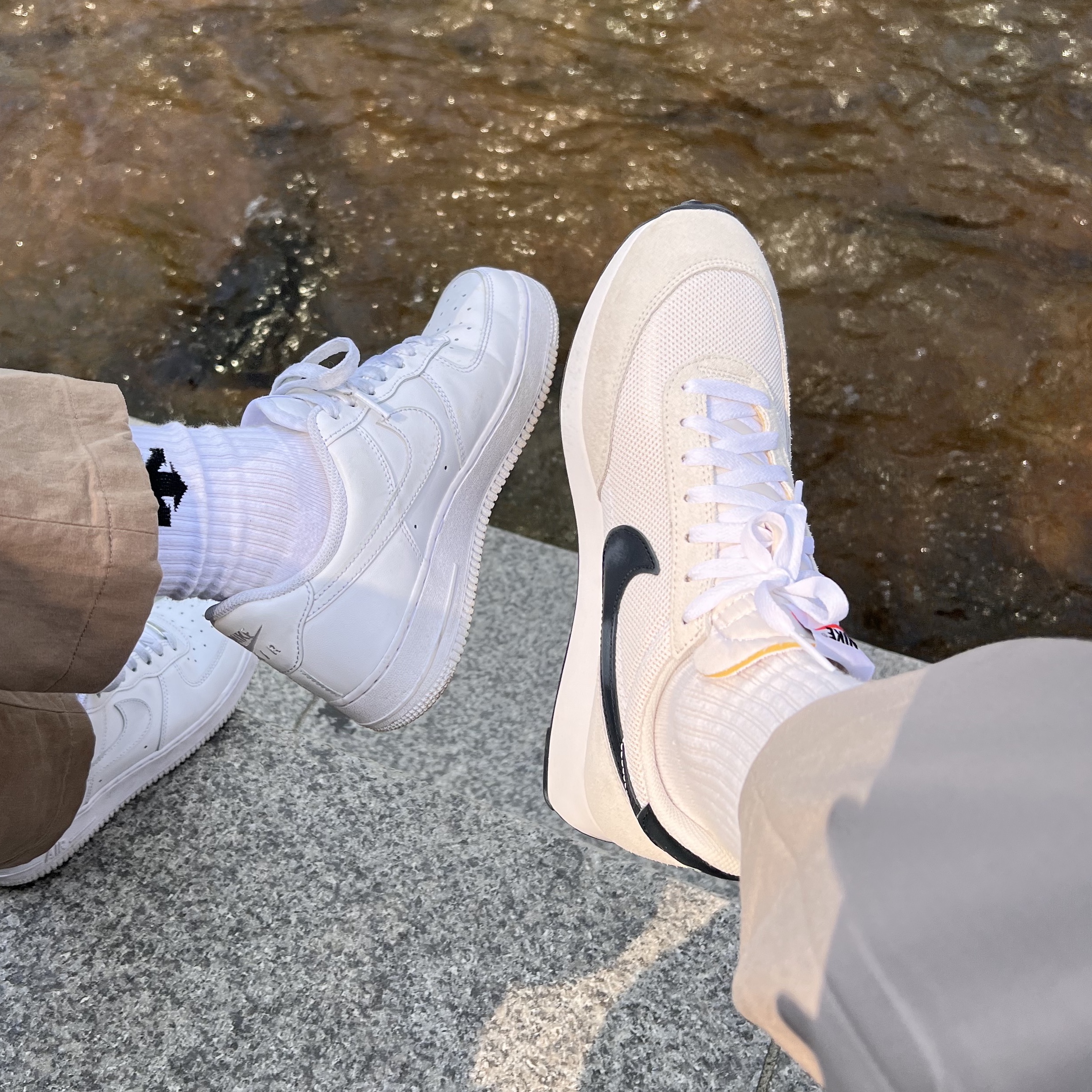Nike Air Tailwind 79 White Phantom Black 착용 스타일 - 2