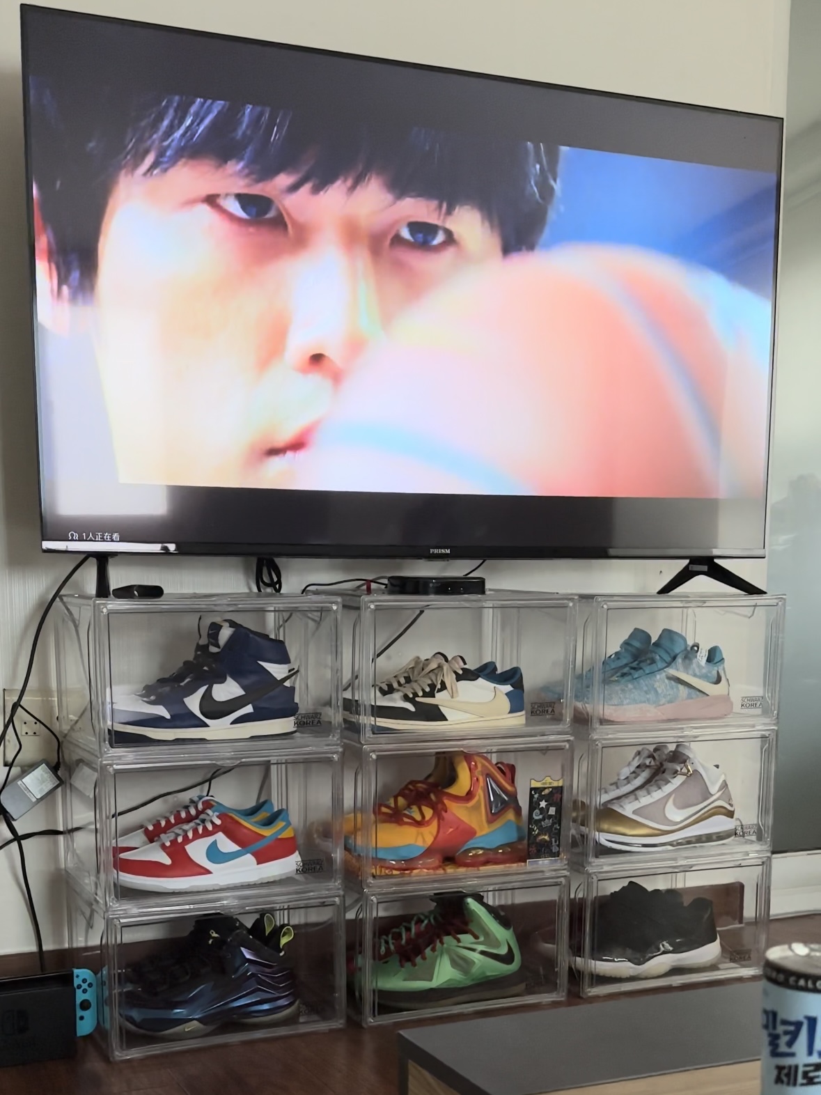 Nike x Ambush Dunk High Deep Royal Blue, Jordan 1 x Travis Scott x Fragment Retro Low OG SP Military Blue μ°©μ© μ€νμΌ