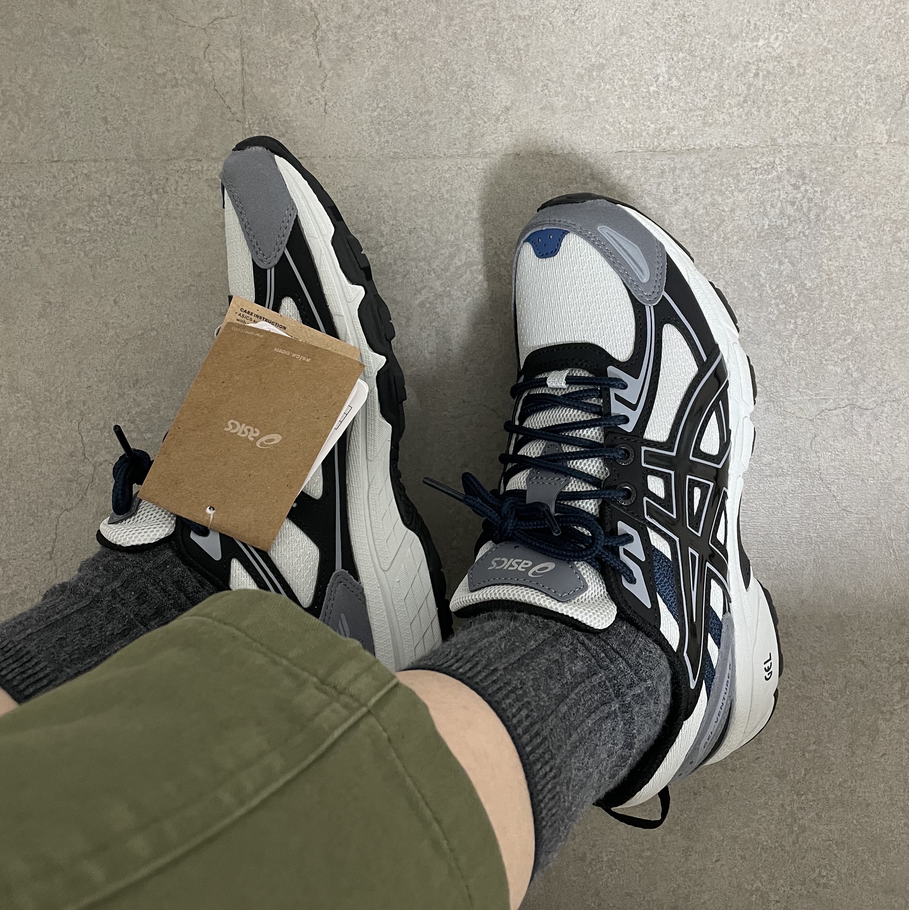 Asics Gel-Venture 6 SPS Glacier Grey 착용 스타일