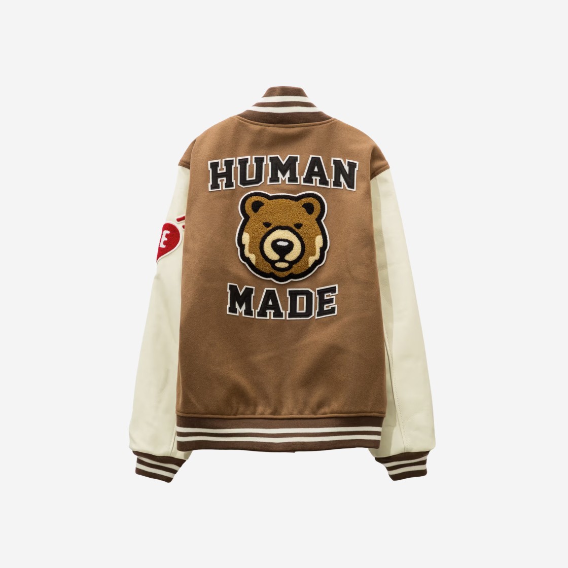 Human Made x One By Penfolds Varsity Jacket #1 Brown - HBX Exclusive 상세 이미지 2