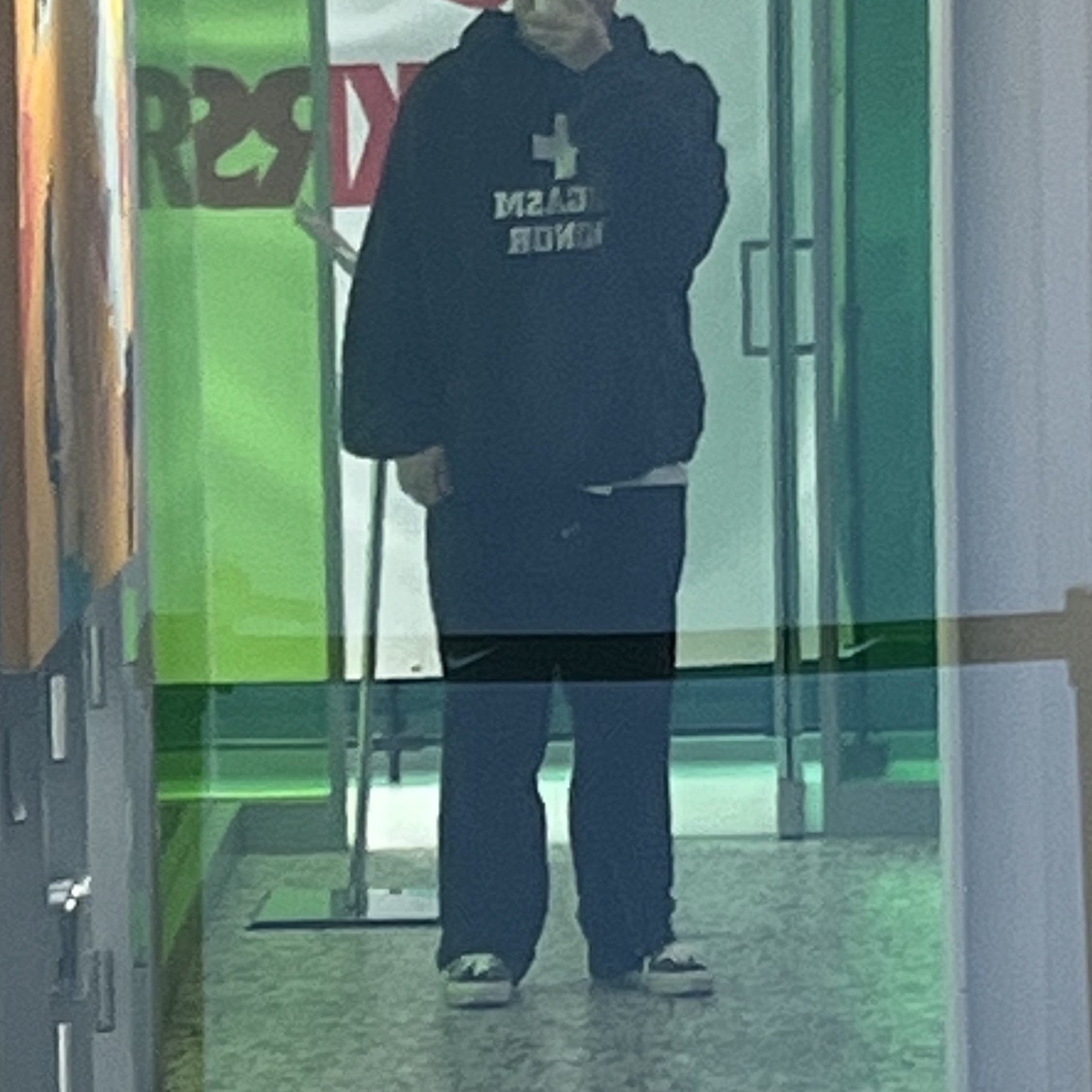 Project G/R Verified Orgasm Donor Hoodie Dirty Black, Project G/R Orgasm Donor Hoodie Washed Black 착용 스타일 - 1