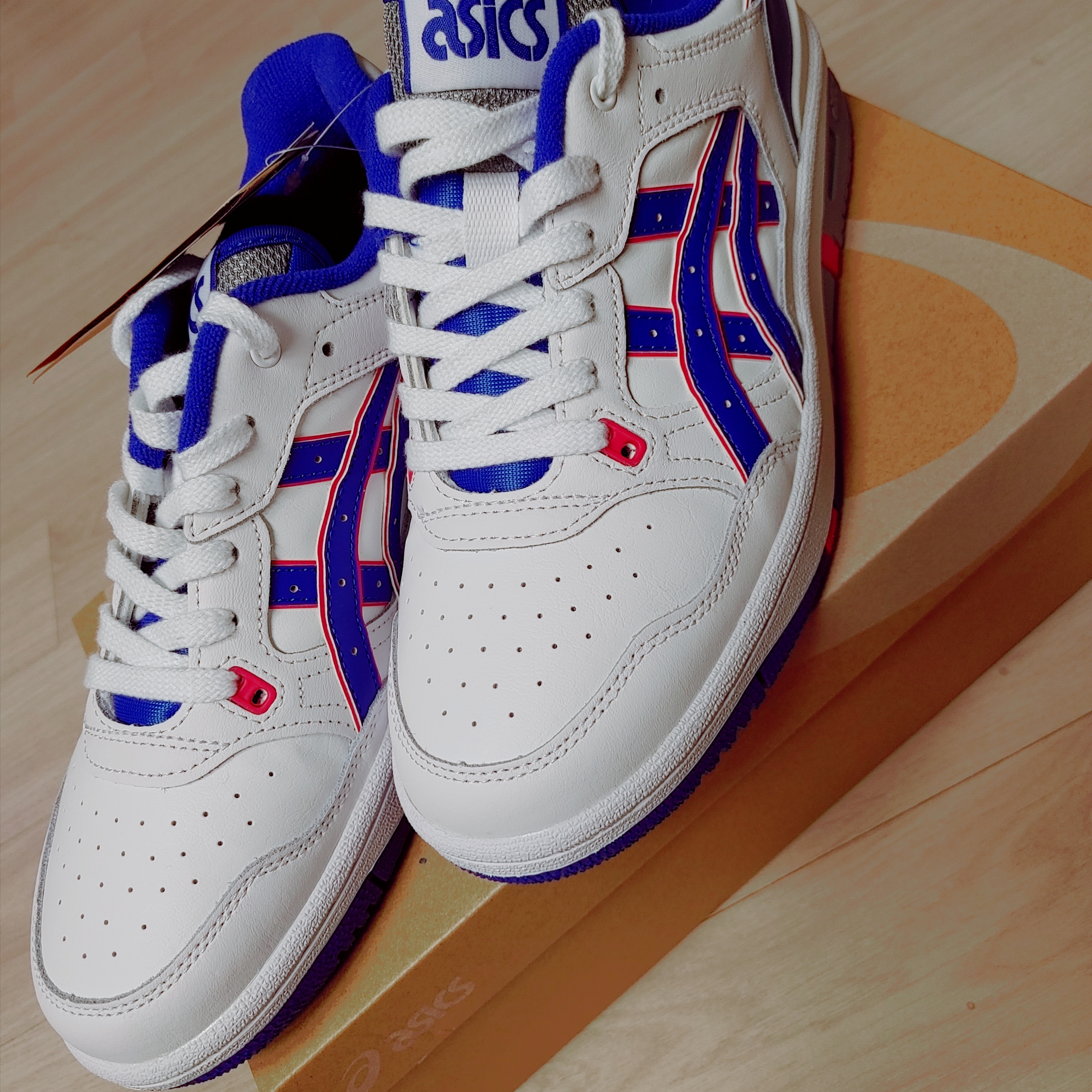 Asics EX89 White Illusion Blue 착용 스타일