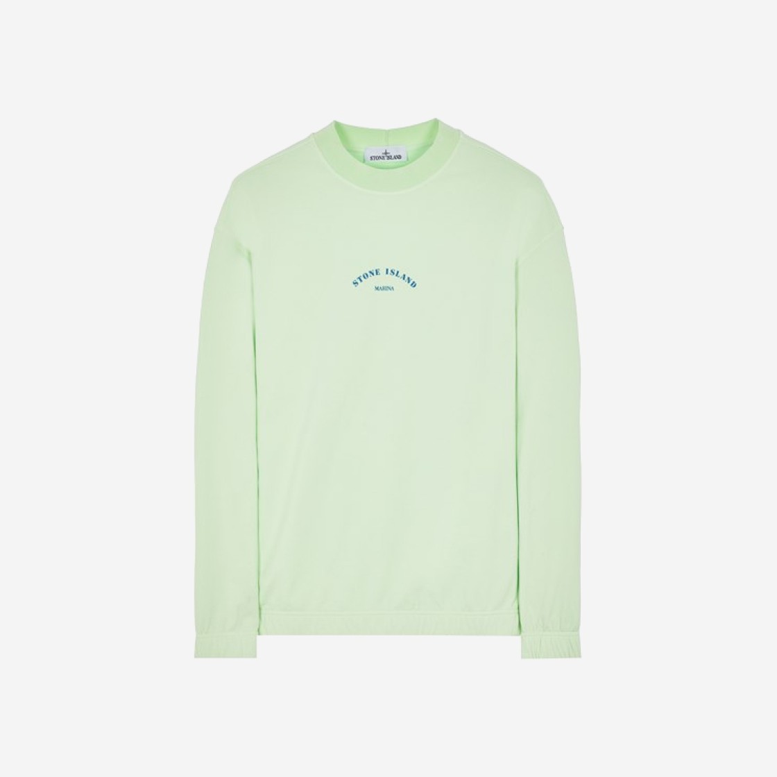 Stone Island 652X2 Marina Crewneck Sweatshirt Light Green - 23SS 상세 이미지 1