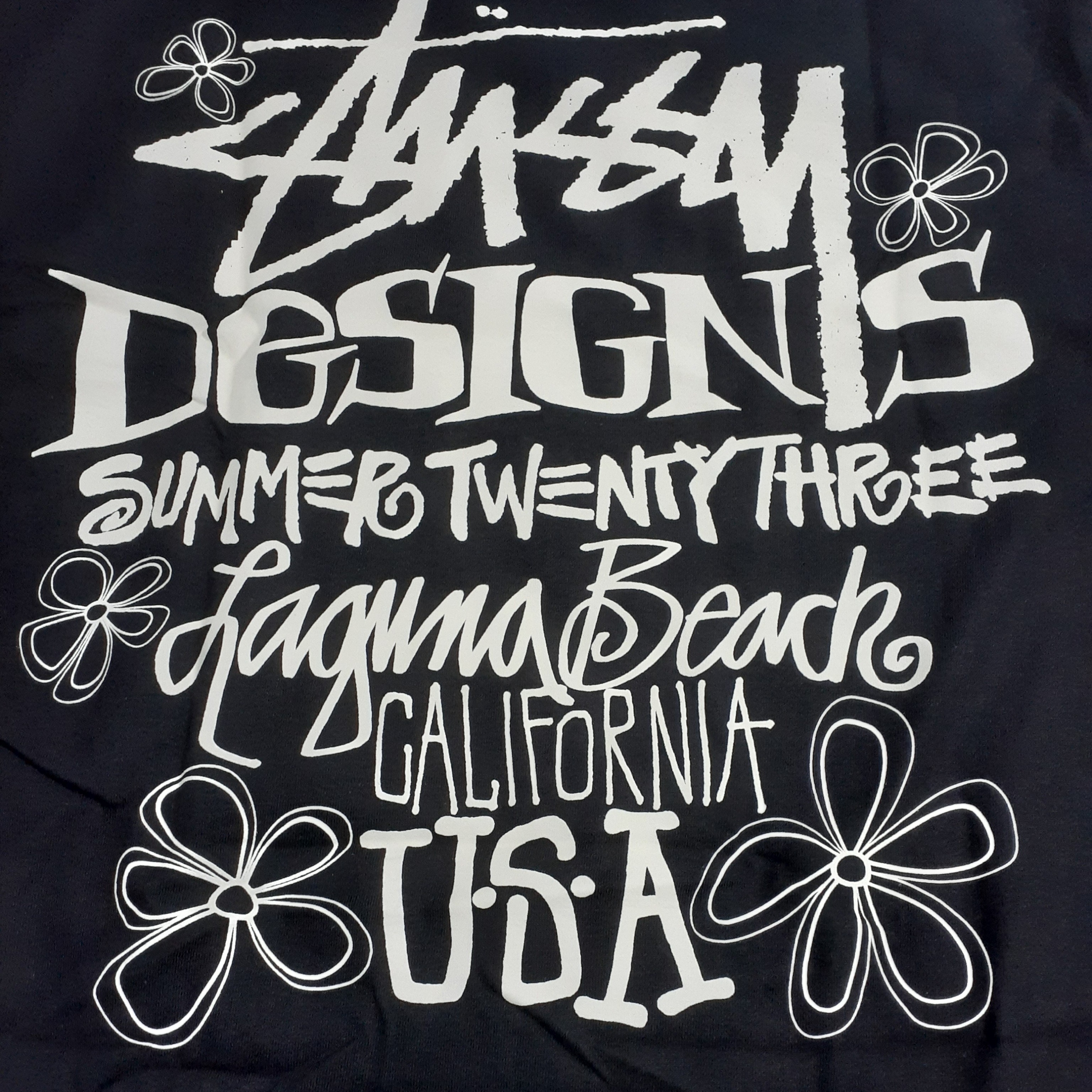 Stussy Summer LB T-Shirt Black 착용 스타일 - 1
