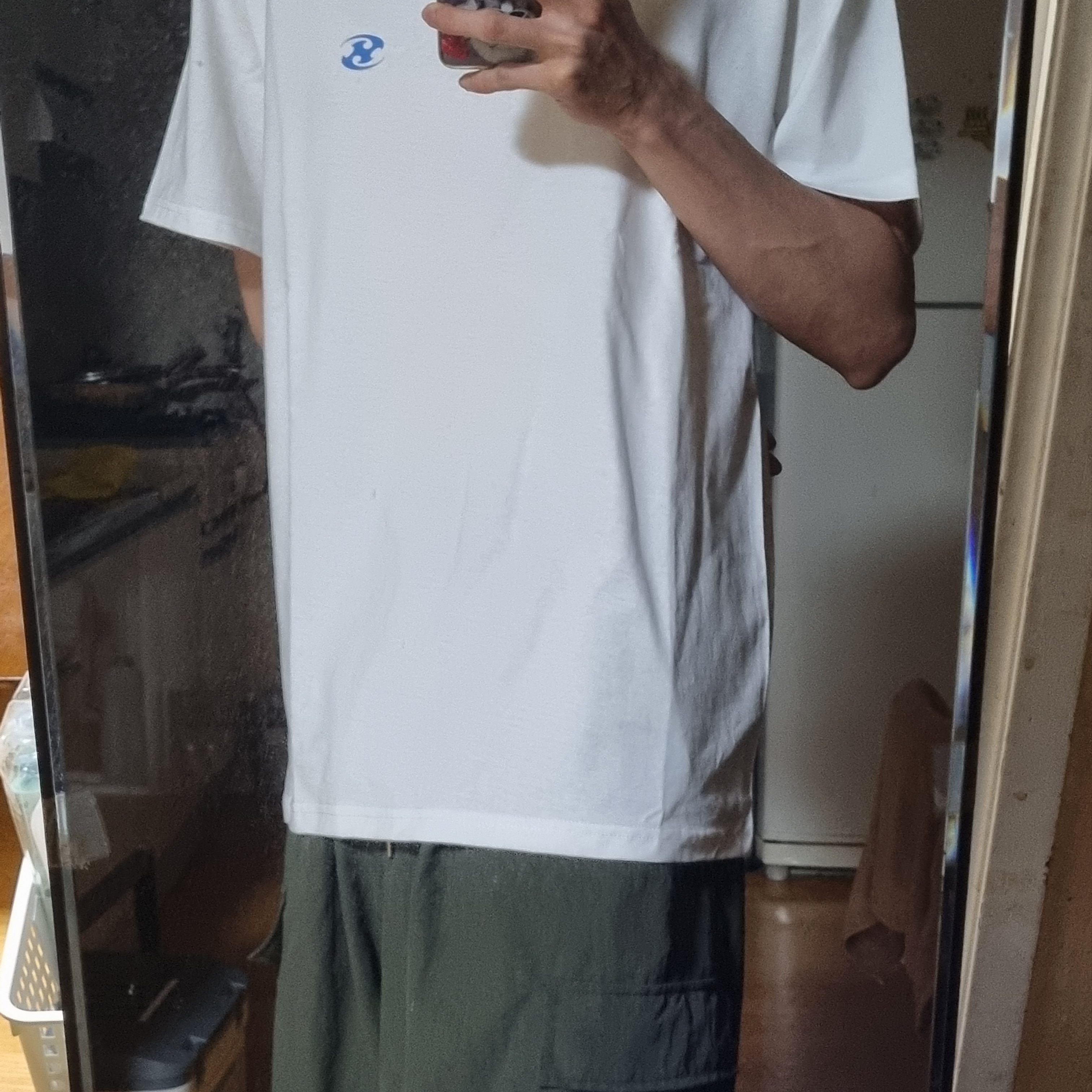 Sansan Gear Logo T-Shirt Off White - 23SS 착용 스타일