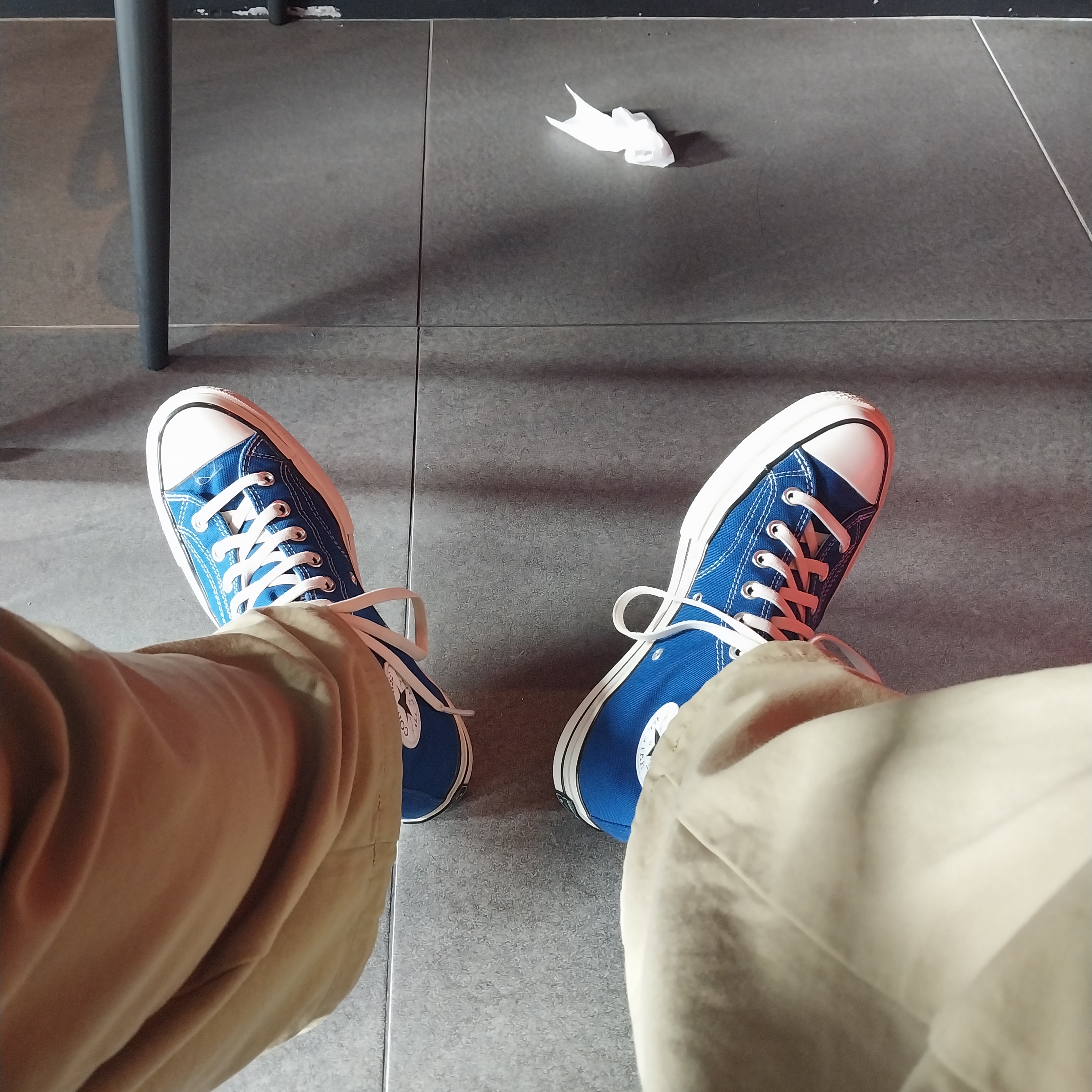 Converse Chuck 70 High Rush Blue 착용 스타일