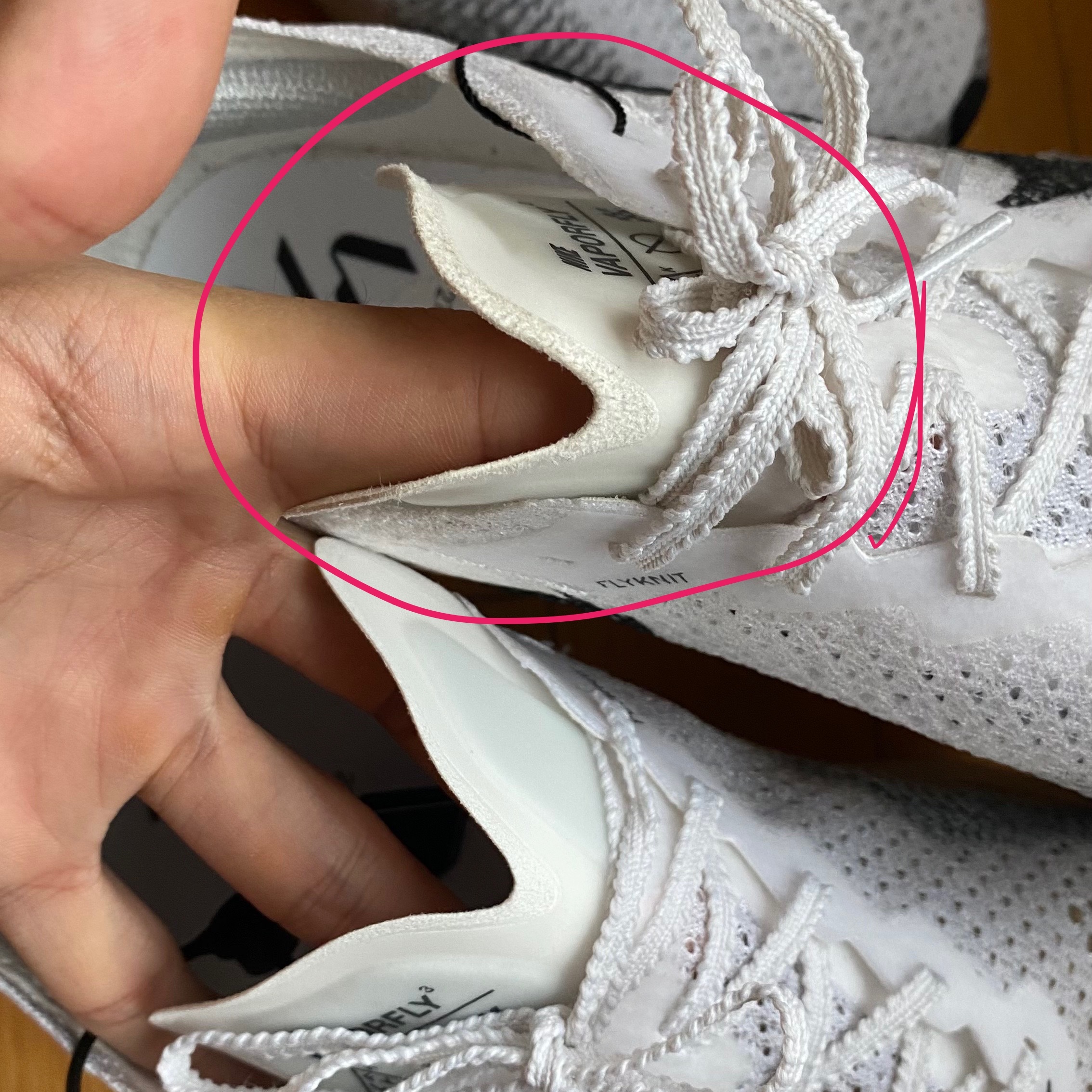 Nike ZoomX Vaporfly Next% 3 White Grey 착용 스타일