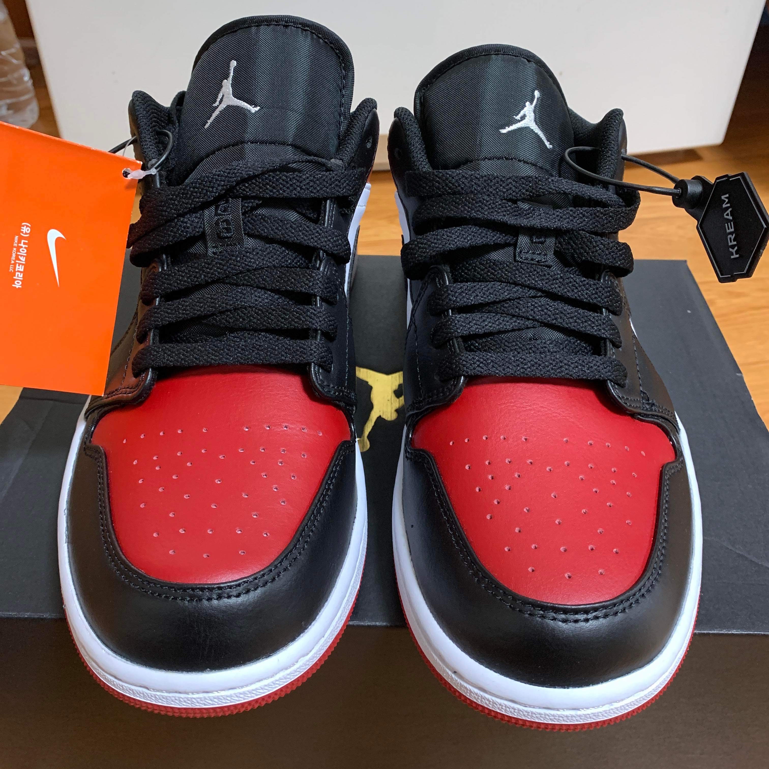 Jordan 1 Low Bred Toe 착용 스타일