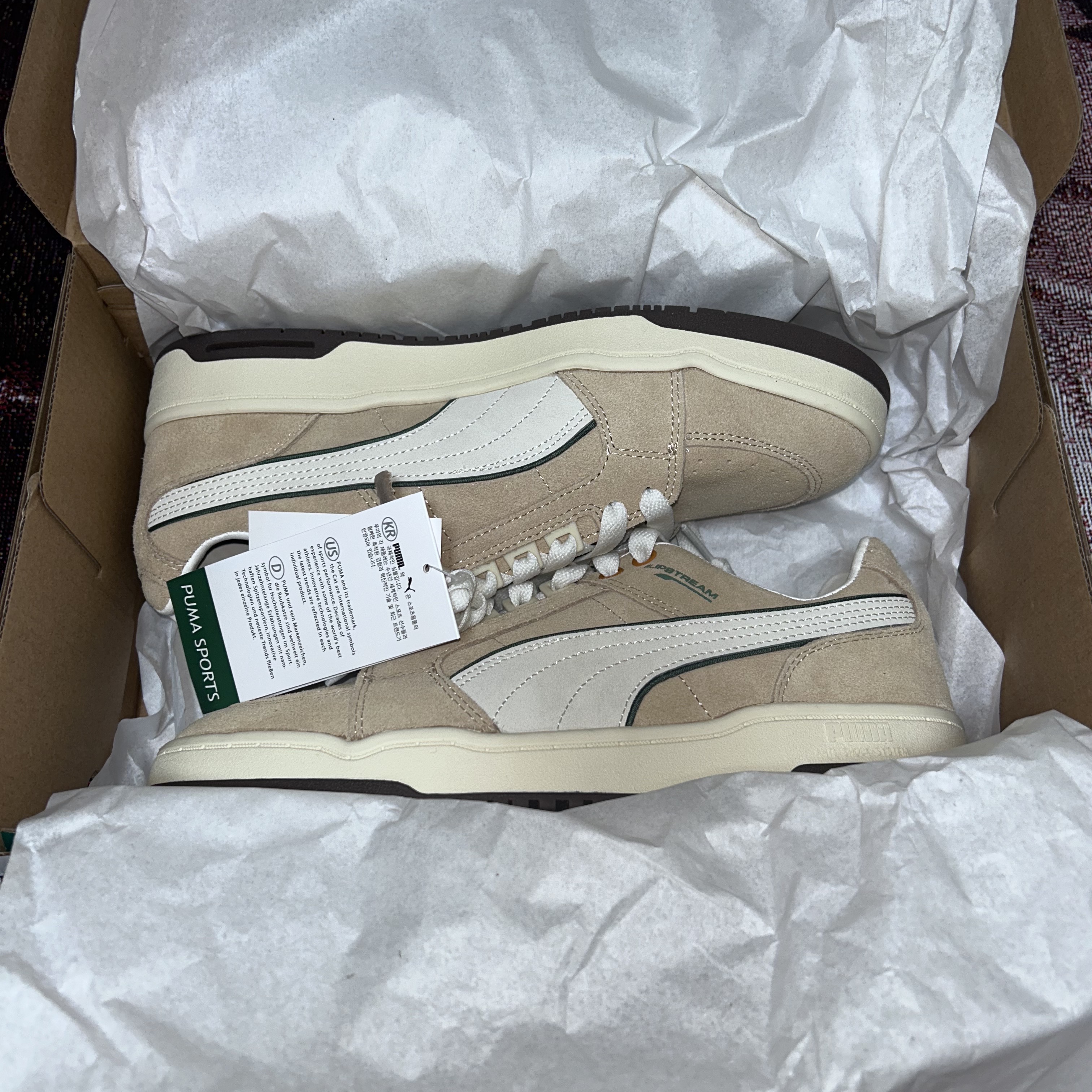 Puma Slipstream Low PL Light Sand Pristine 착용 스타일 - 5