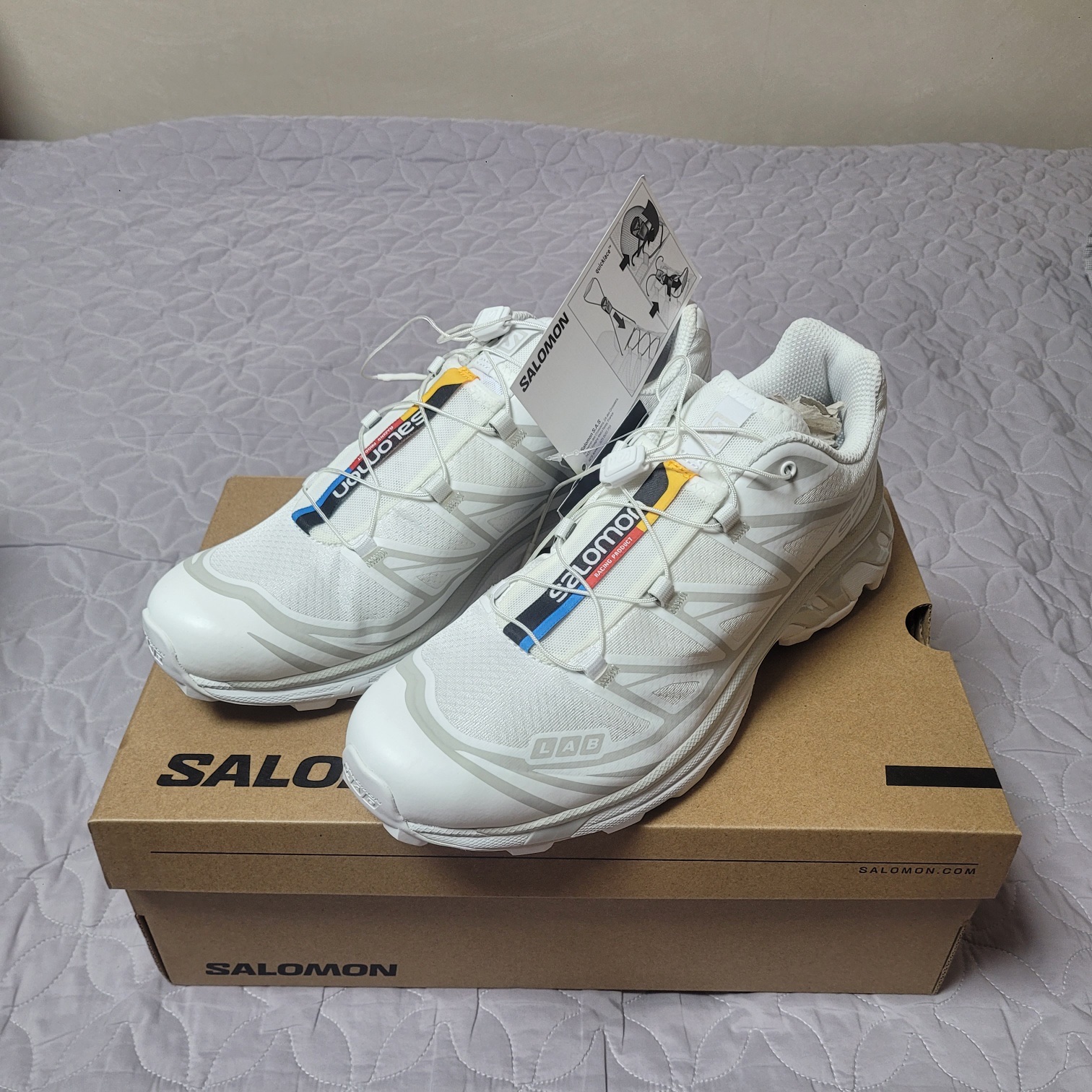 Salomon XT-6 ADV White 착용 스타일