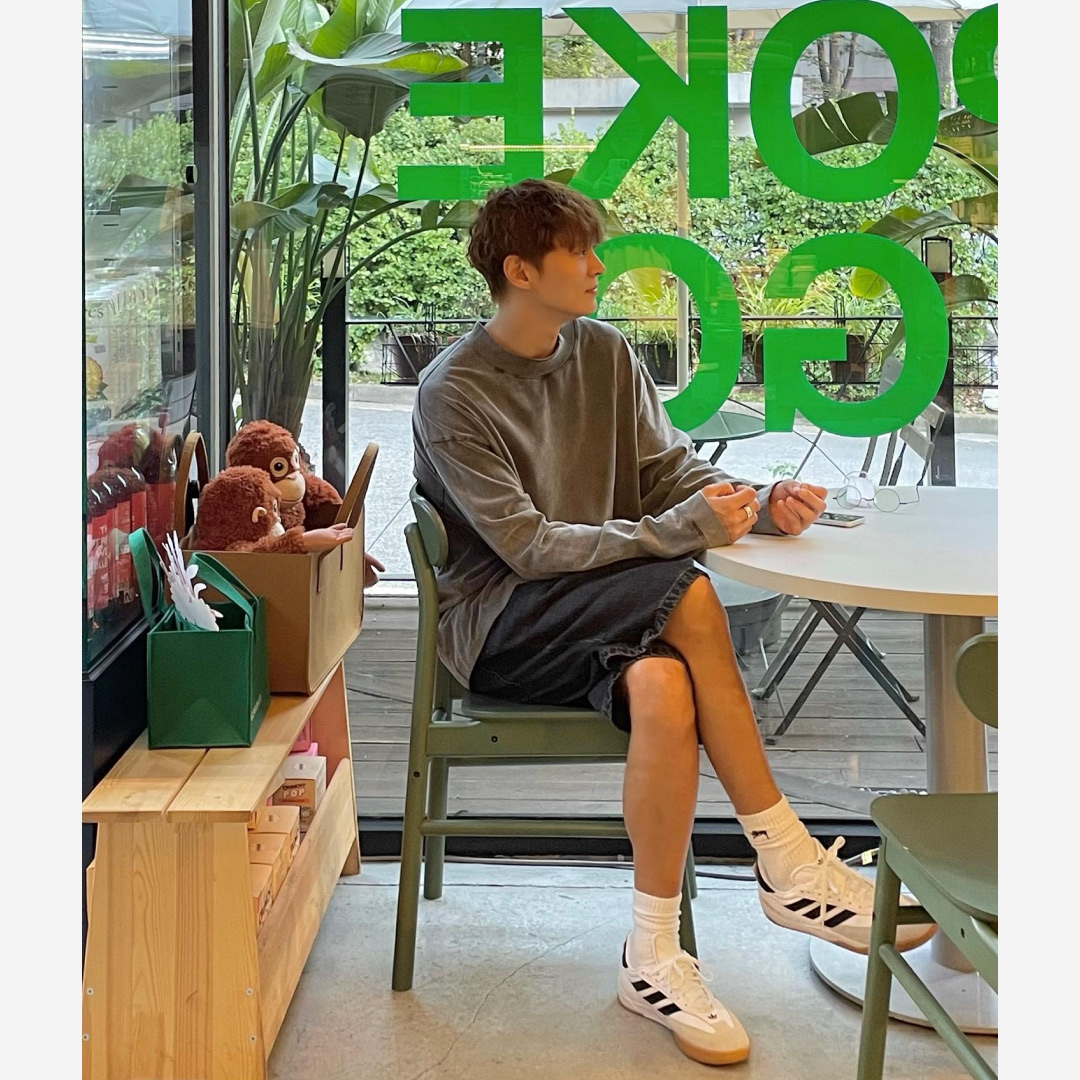 Adidas Copa Nationale Millennium Cloud White Core Black 착용 스타일 - 2