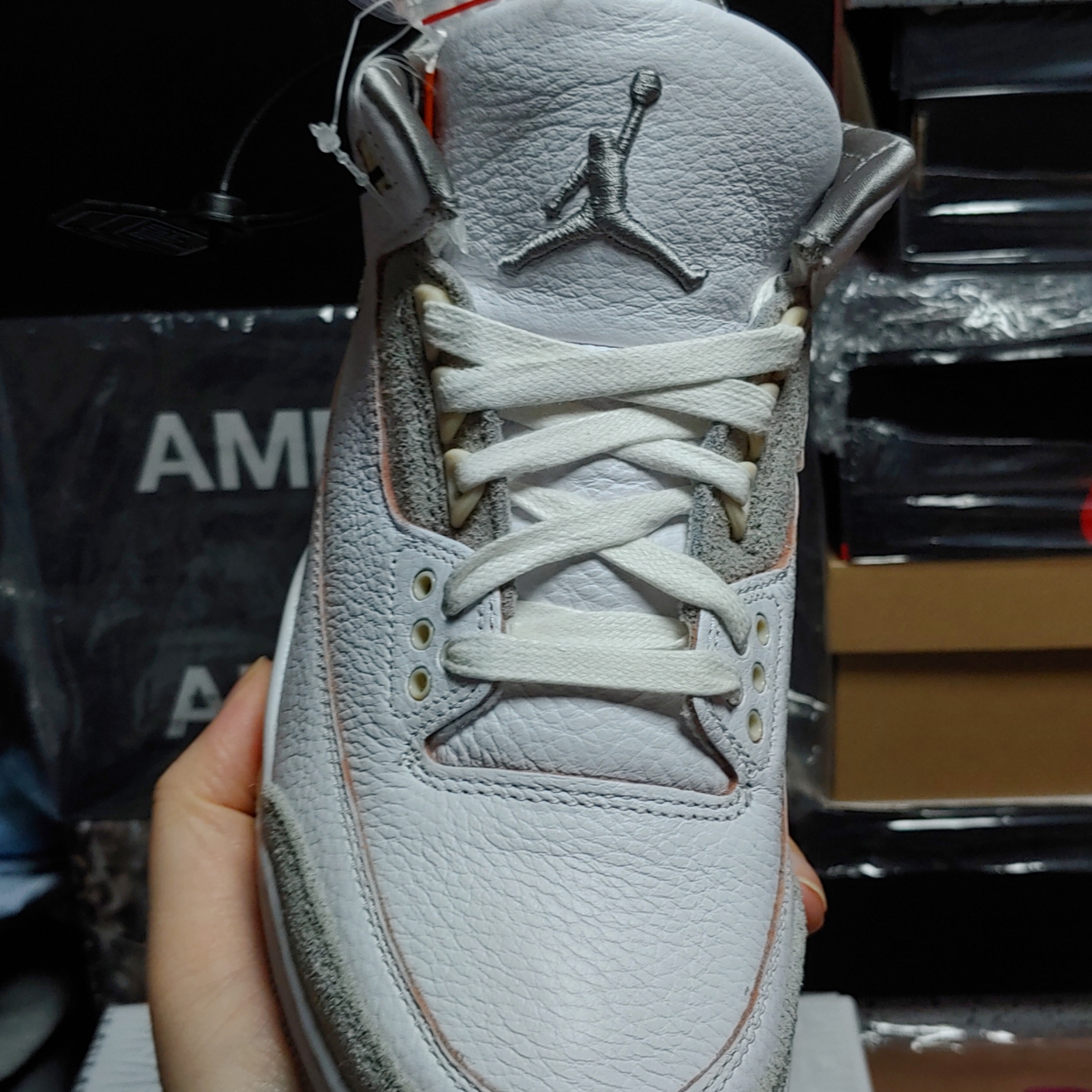 (W) Jordan 3 x A Ma Maniere Retro SP 착용 스타일 - 3