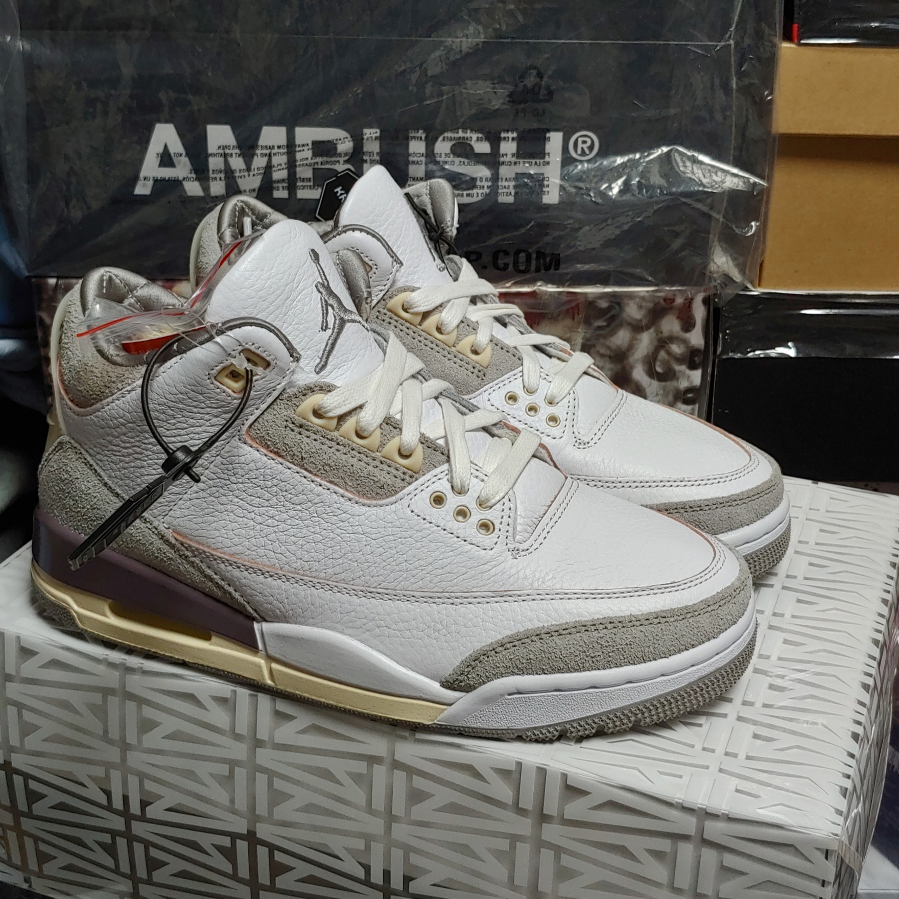 (W) Jordan 3 x A Ma Maniere Retro SP 착용 스타일 - 2