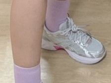 (W) Asics Gel-1130 Glacier Grey Pure Silver 착용 스타일