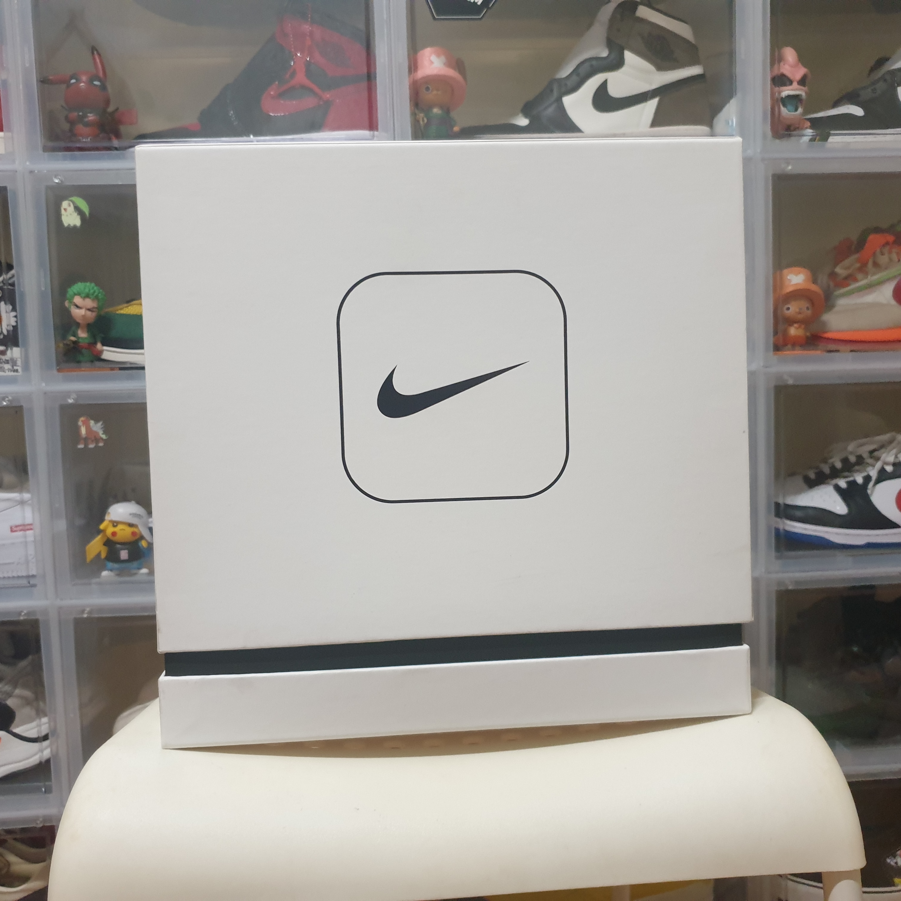 Jordan 1 x Travis Scott x Fragment Retro Low OG SP Military Blue 착용 스타일 - 1