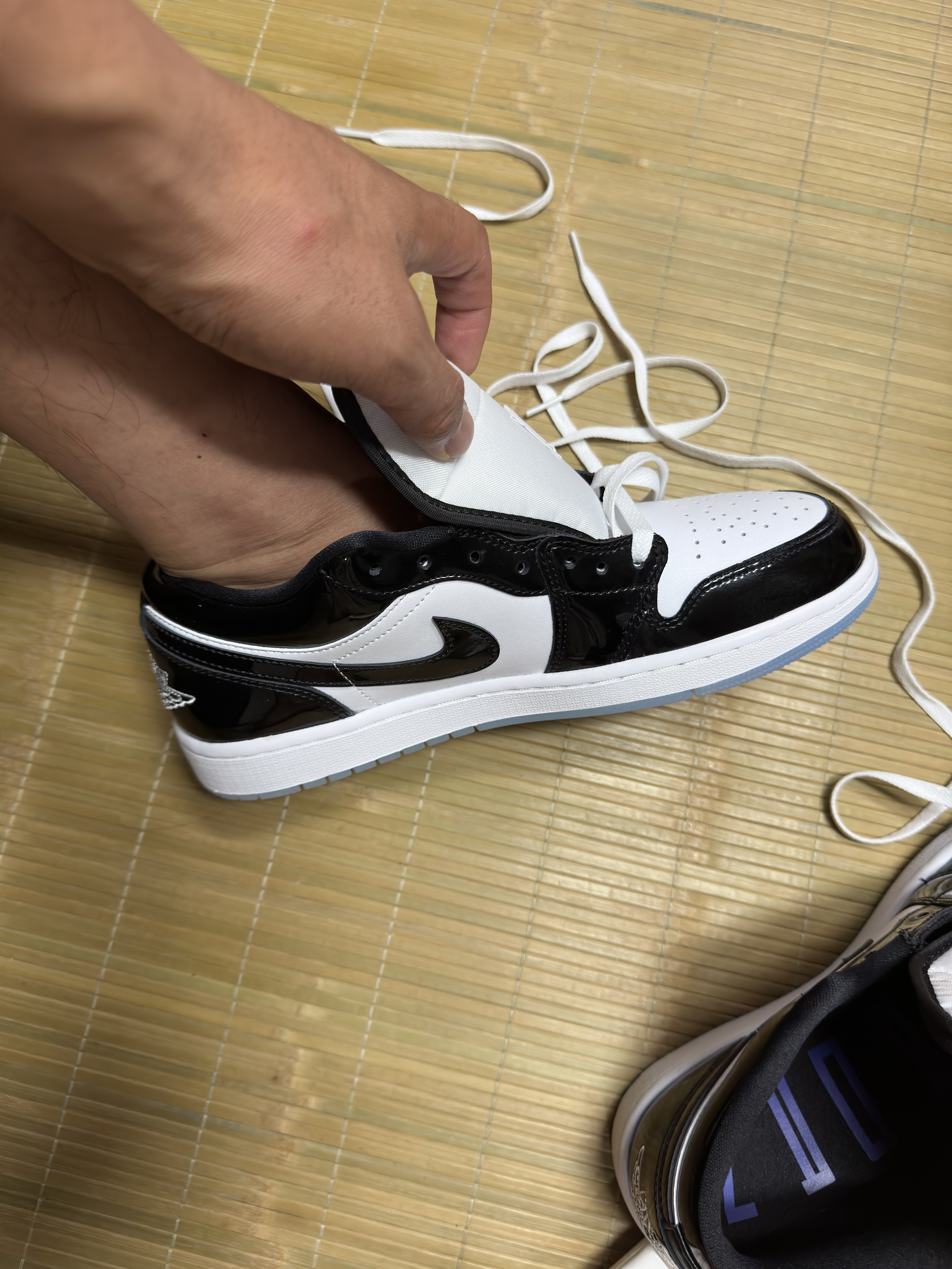 Jordan 1 Low SE Concord 착용 스타일