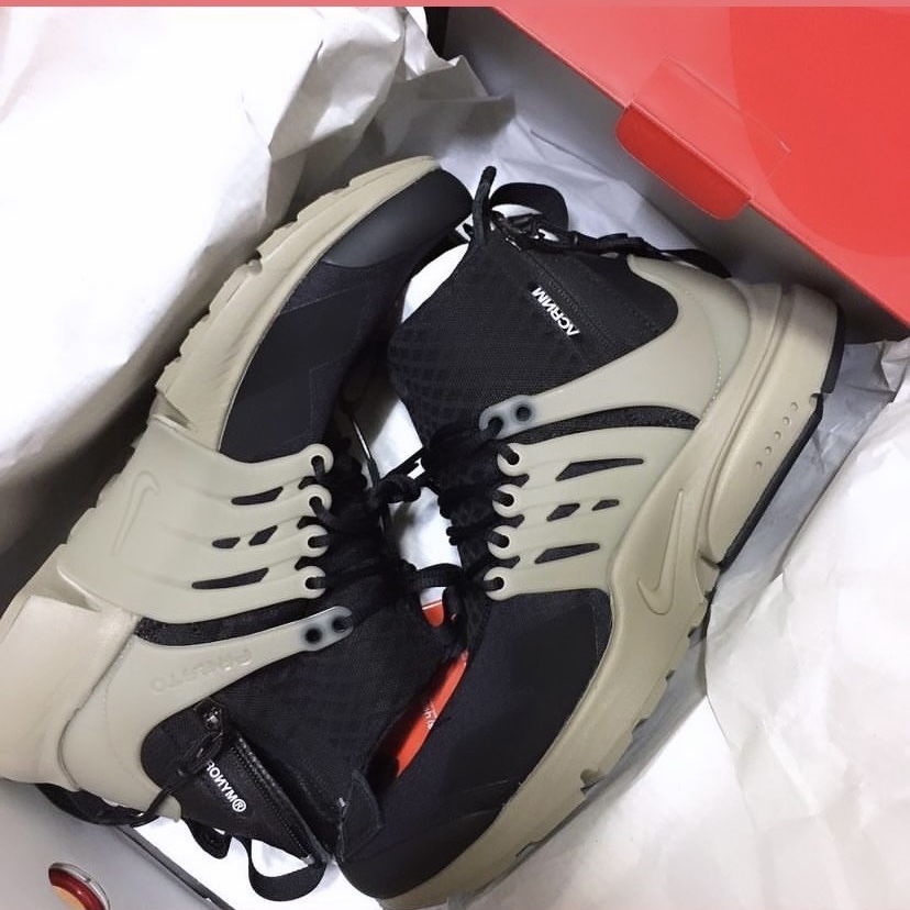 Nike x Acronym Air Presto Mid Bamboo 착용 스타일