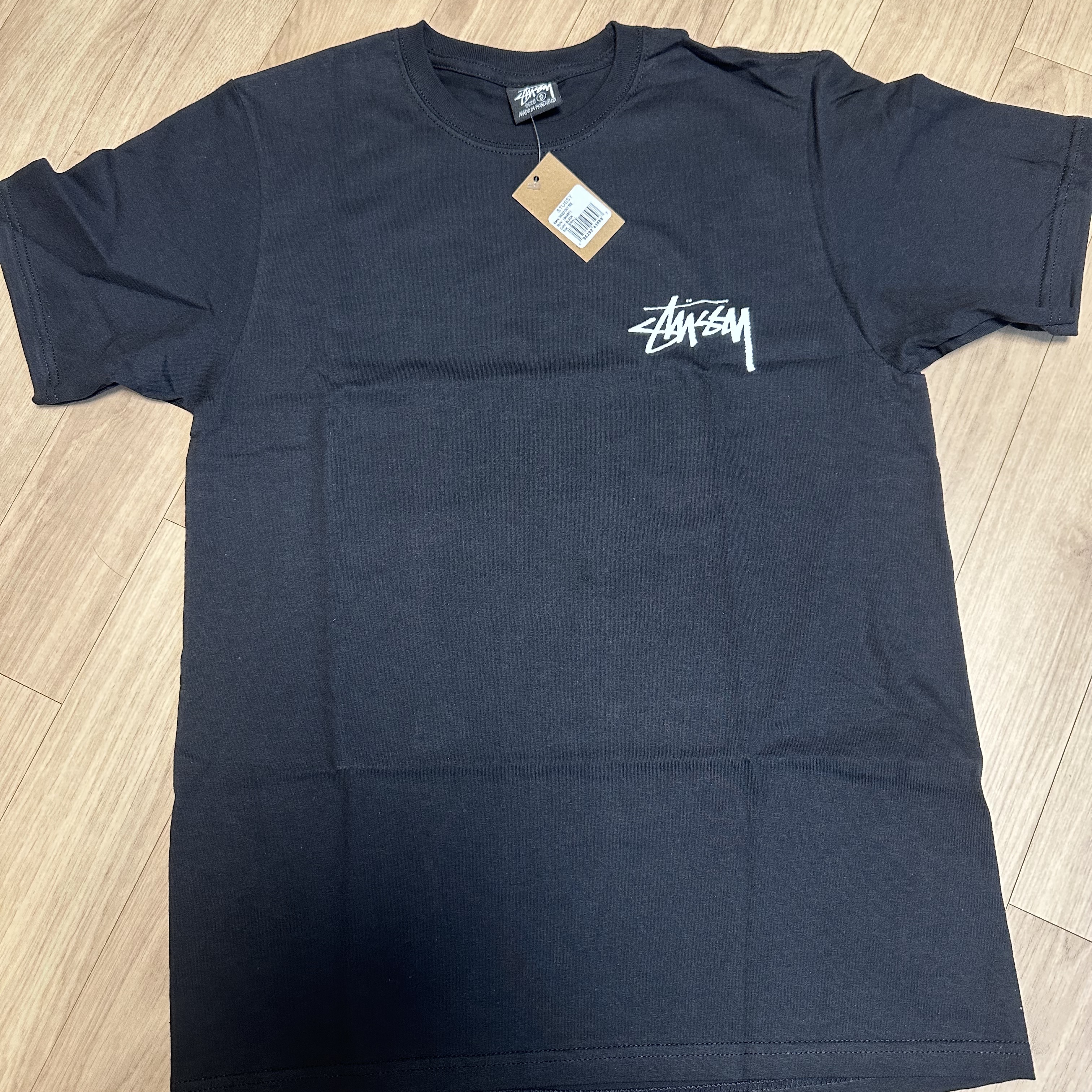 Stussy Diced Out T-Shirt Black 착용 스타일 - 2