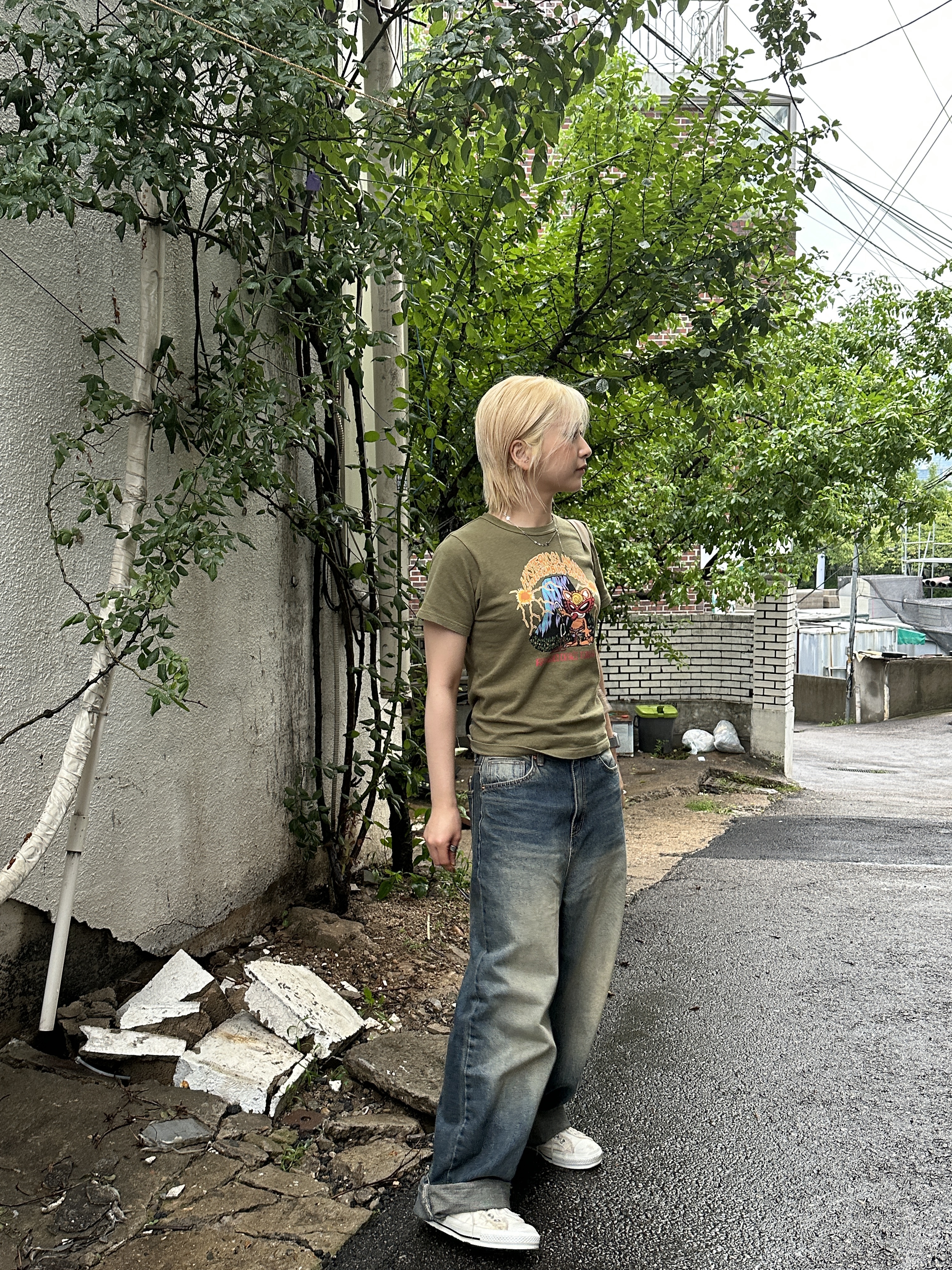 Converse x Kim Jones Chuck 70 Utility Wave High Natural Ivory 착용 스타일