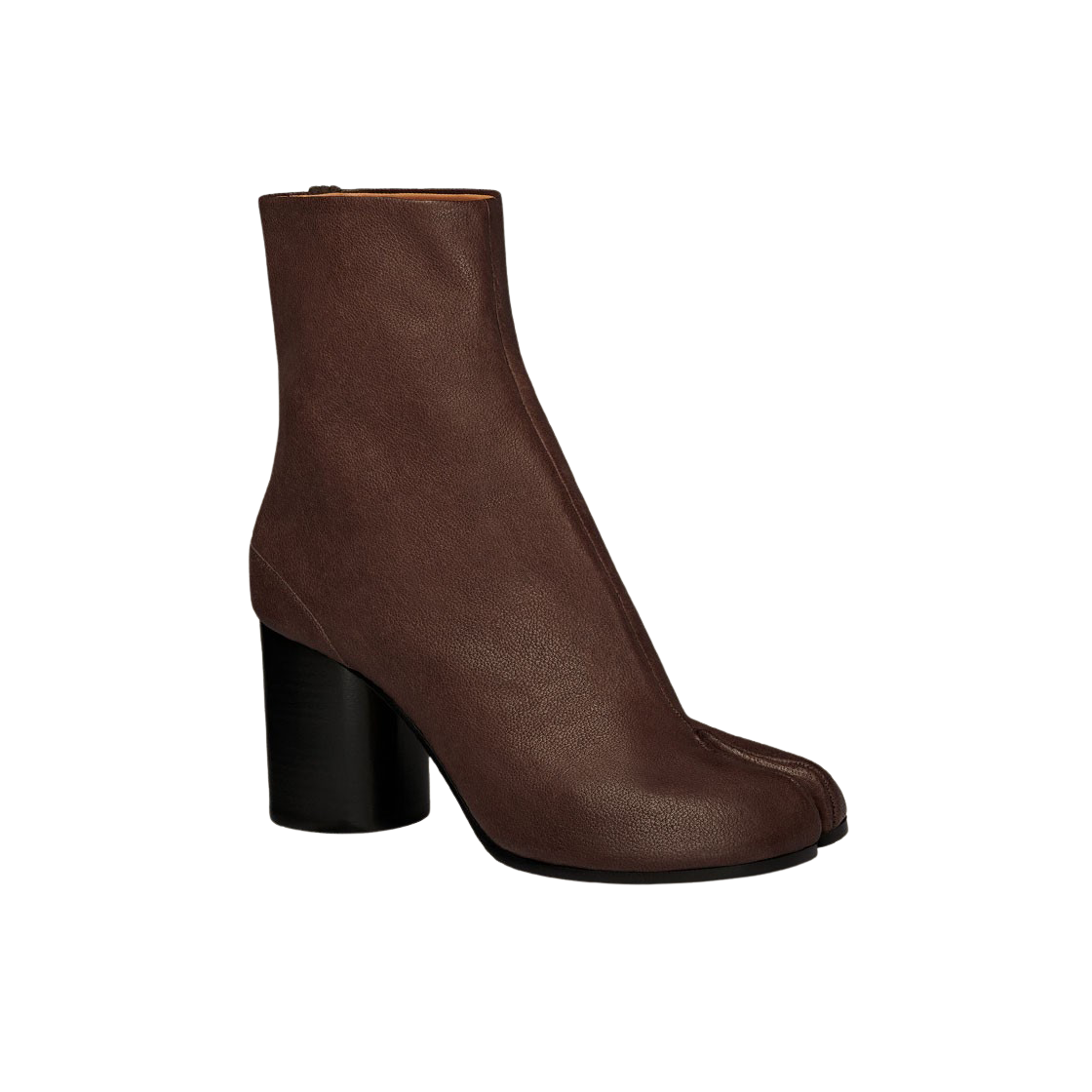 (W) 메종 마르지엘라 타비 힐 부츠 월넛((W) Maison Margiela Tabi Heeled Boots Walnut) - 1