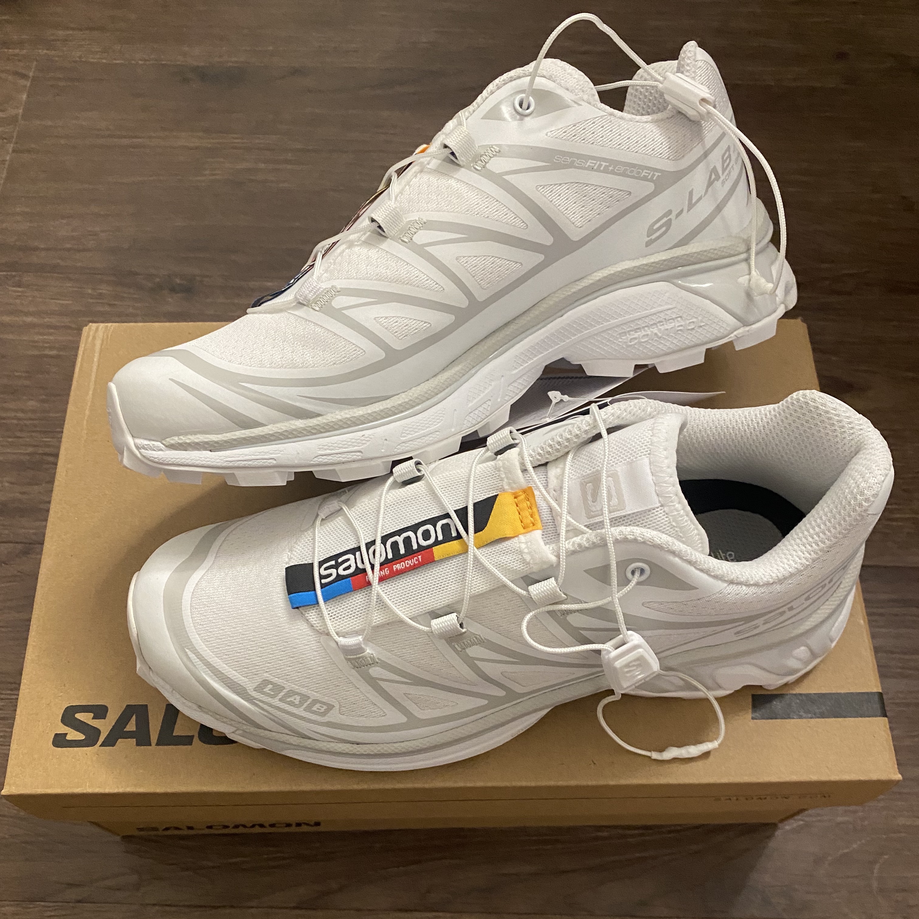 Salomon XT-6 ADV White 착용 스타일