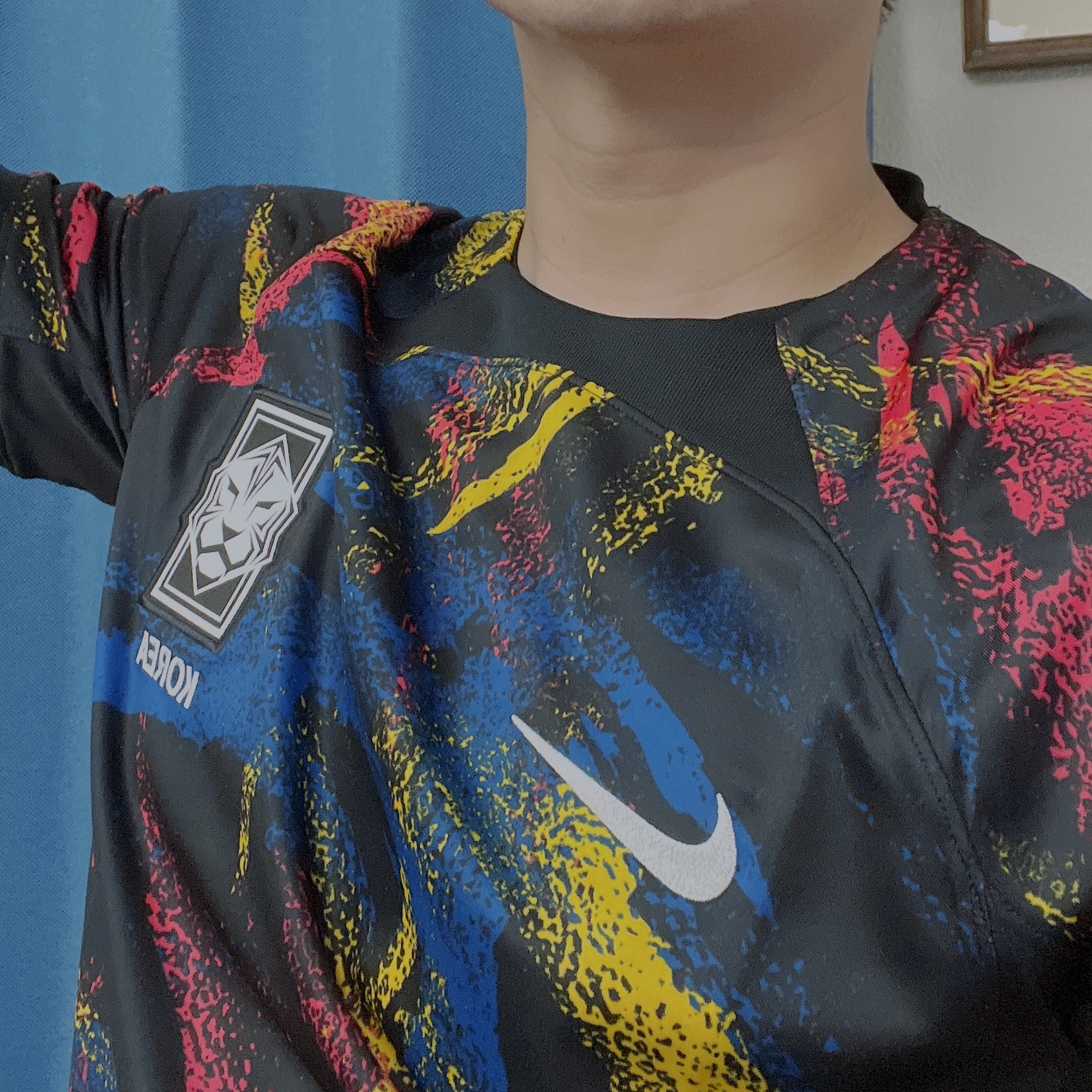 Nike Korea Dri-Fit Stadium Away SS Jersey Black - Asia (Non Marking Ver.) 착용 스타일
