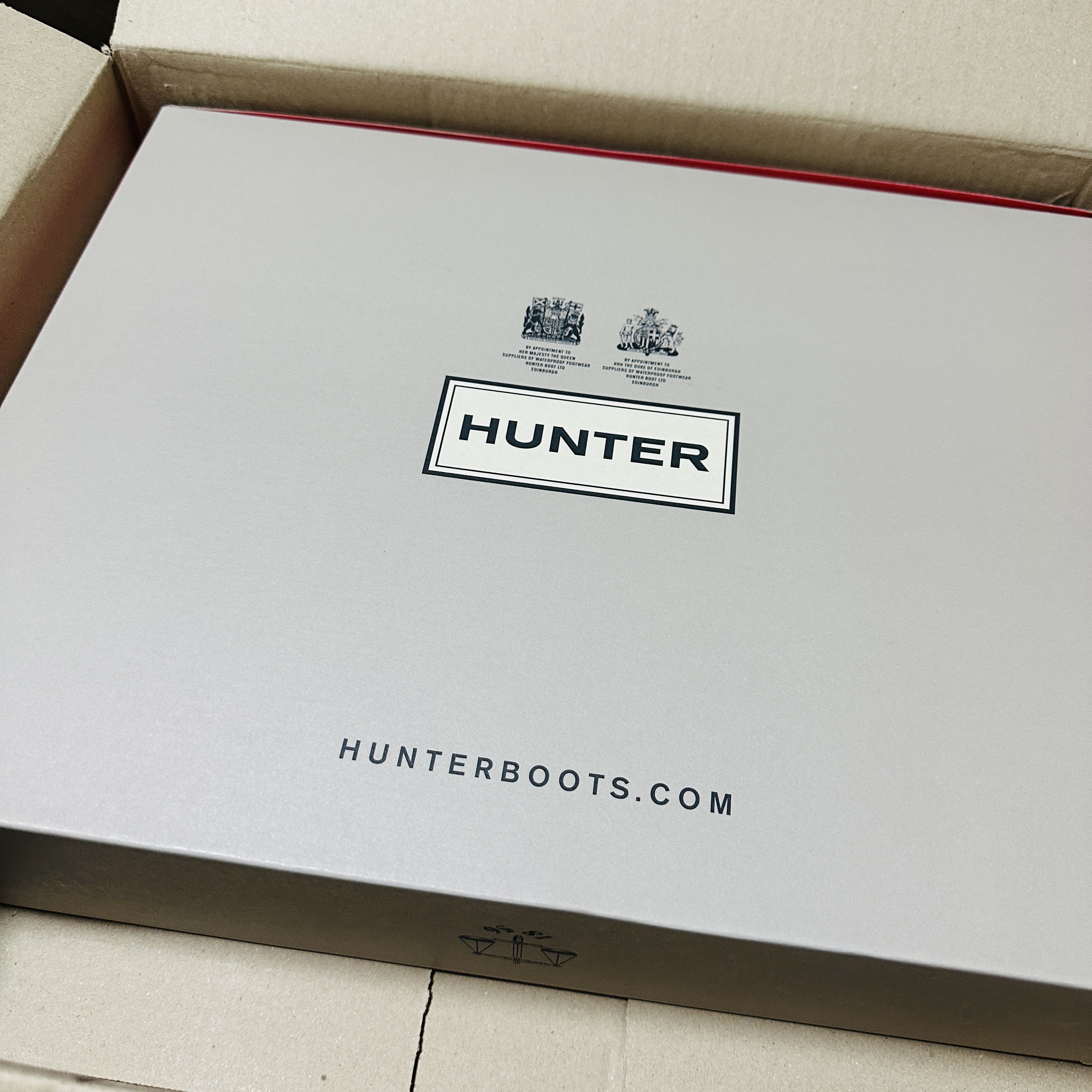 (W) Hunter Play Tall Wellington Rain Boots Black 착용 스타일 - 1