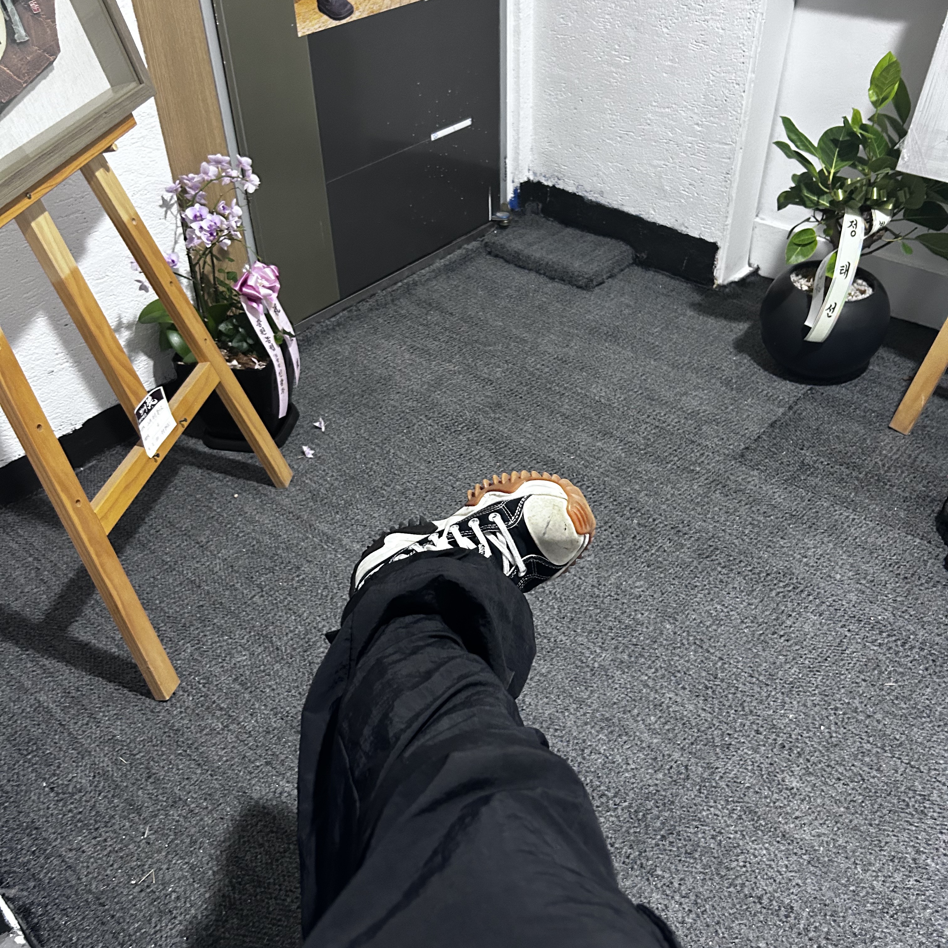 Converse Run Star Motion High Black 착용 스타일