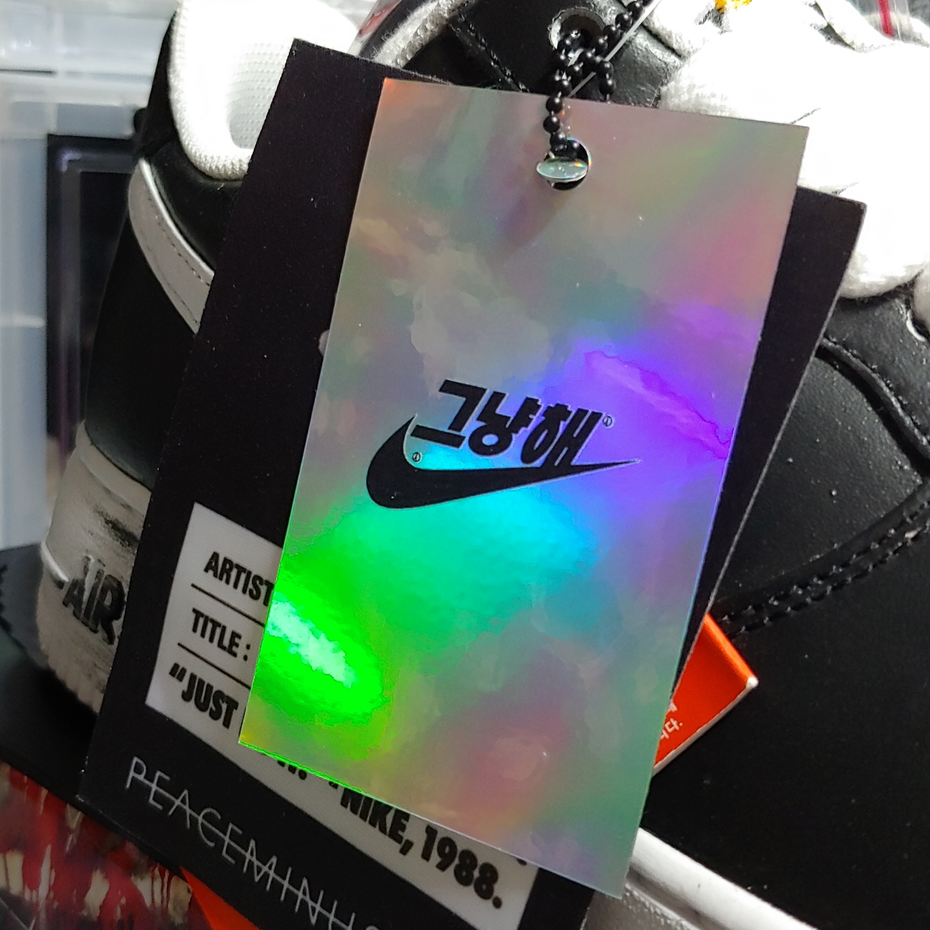 Nike x Peaceminusone Air Force 1 Low Para-Noise 착용 스타일