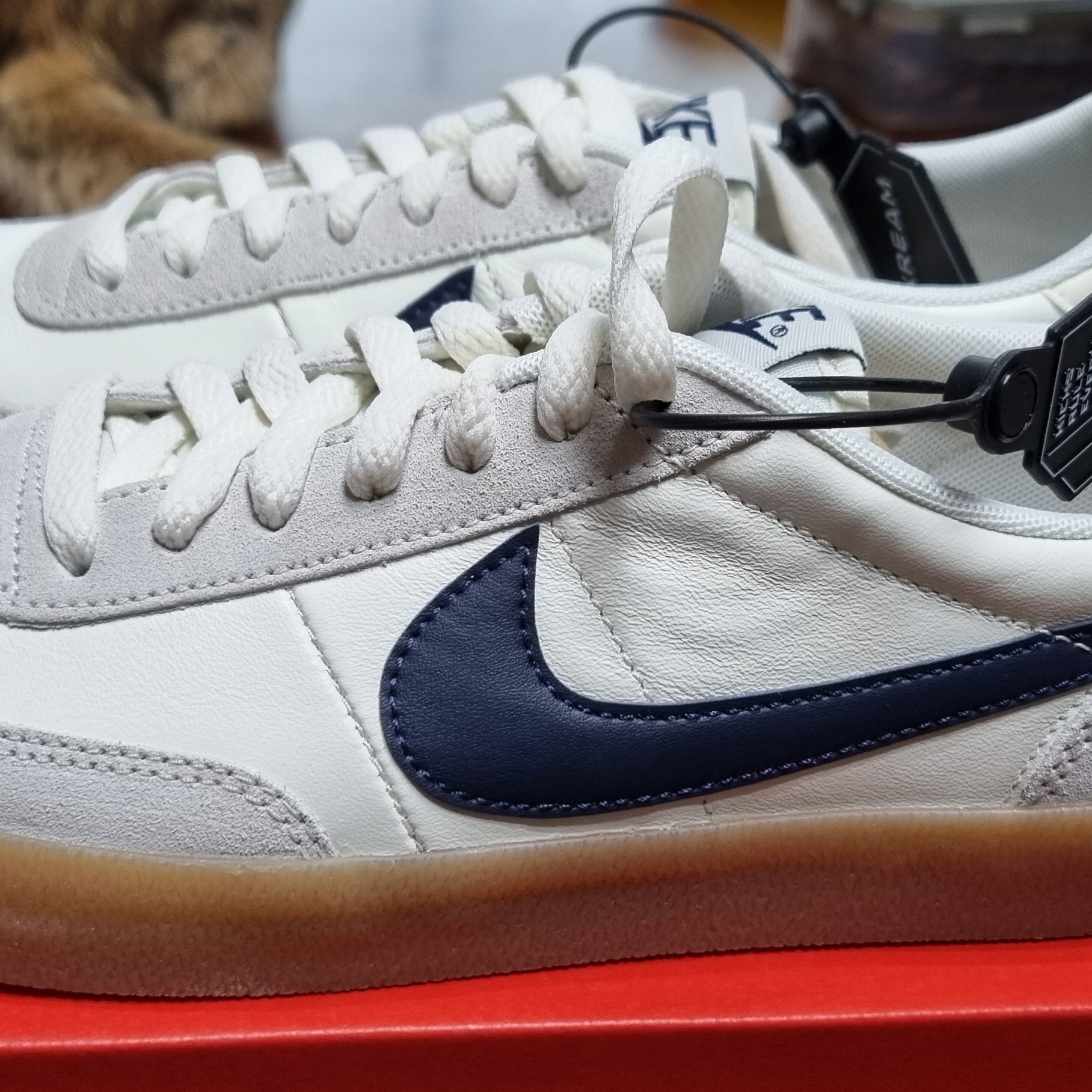 Nike x J.Crew Killshot 2 Sail Midnight Navy 착용 스타일 - 1