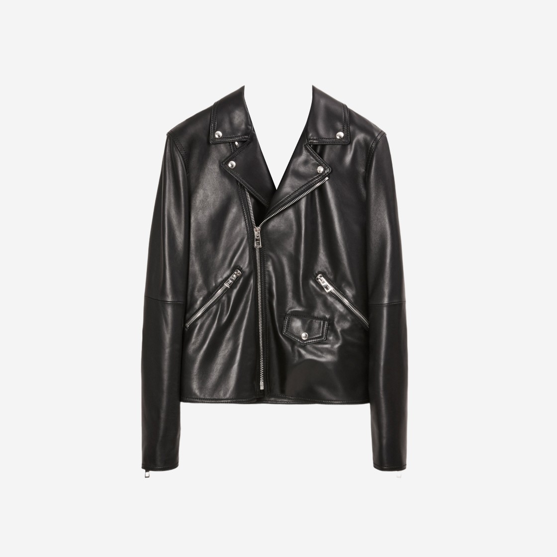 Loewe Biker Jacket in Nappa Lambskin Black 상세 이미지 1