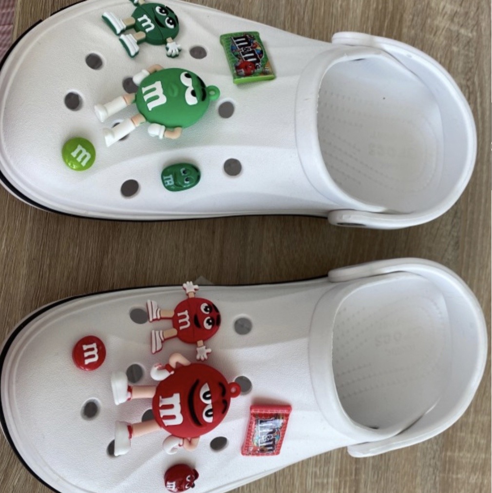 Crocs Bayaband Clog White Navy 착용 스타일
