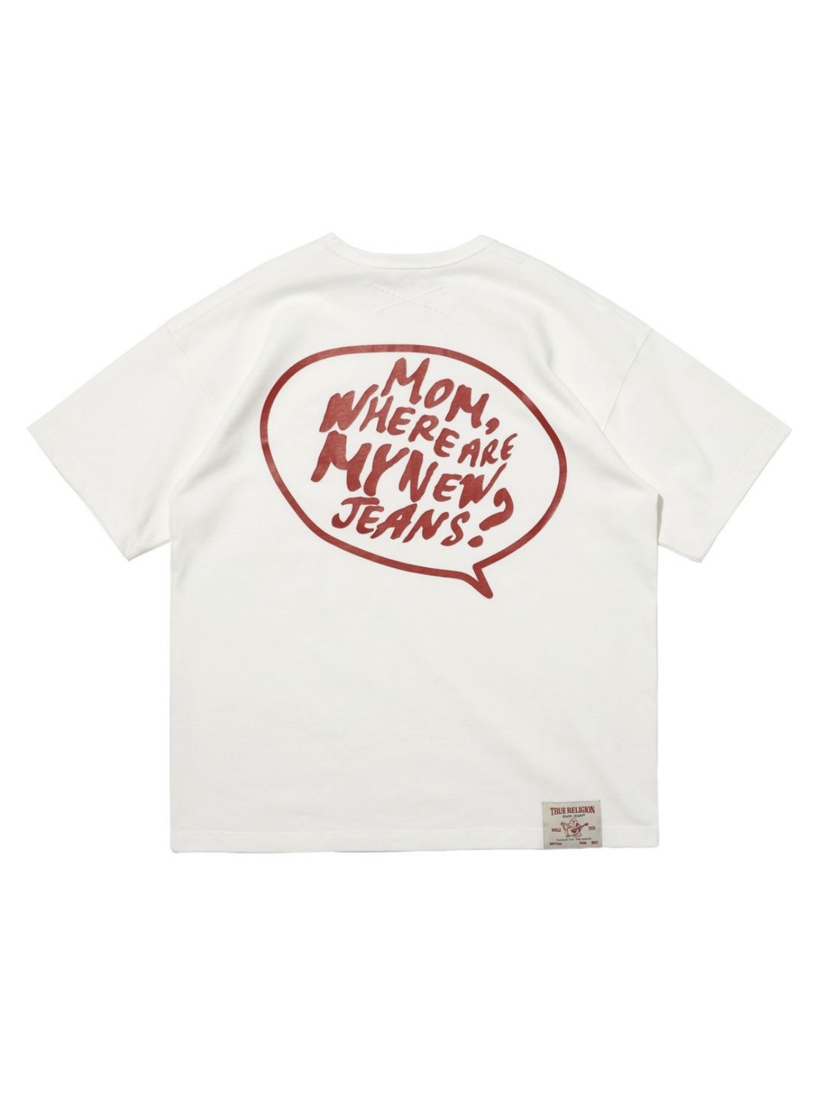 True Religion Bubble T-Shirt White 착용 스타일 - 2