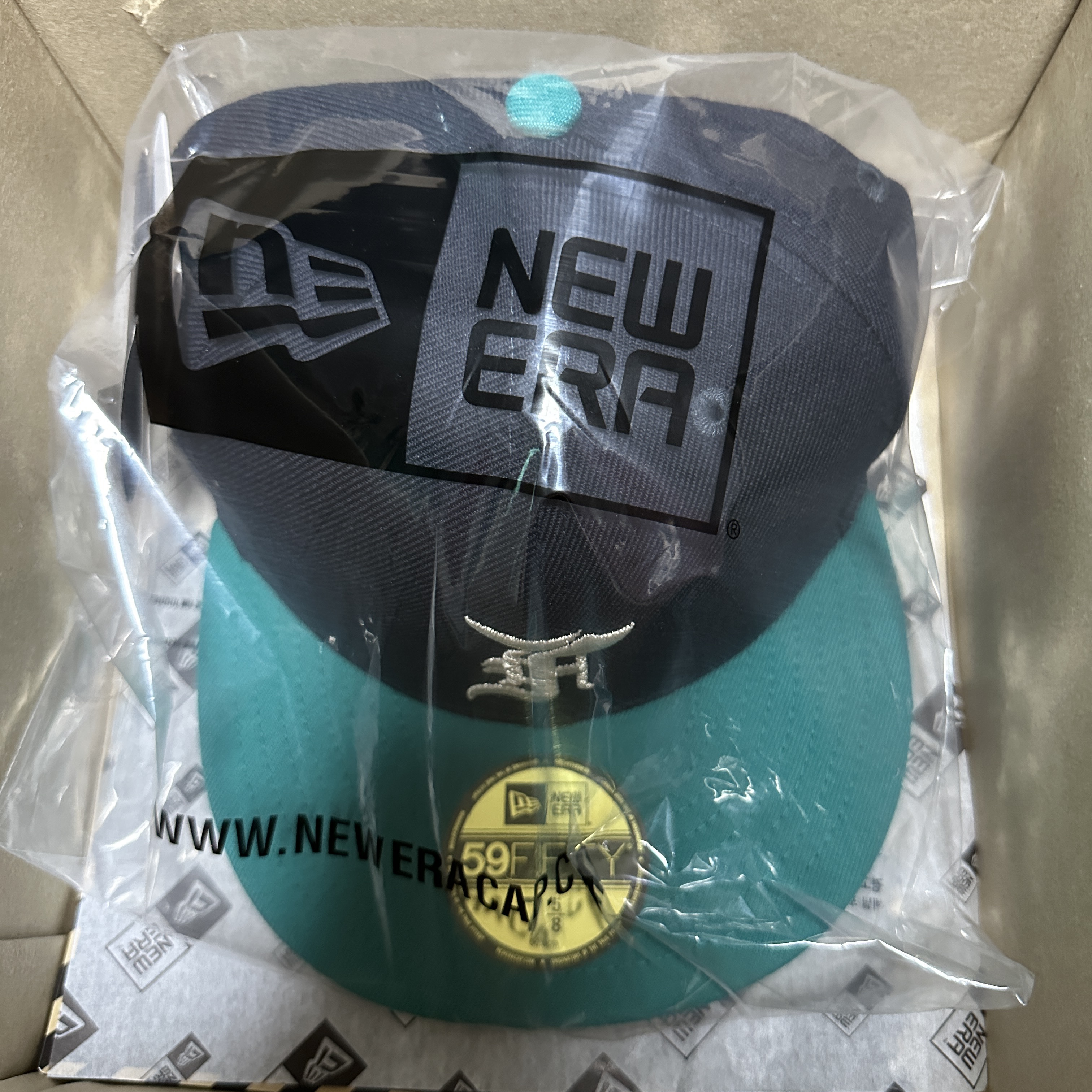 New Era x Fear of God 59FIFTY Montreal Expos Cap Multi 착용 스타일