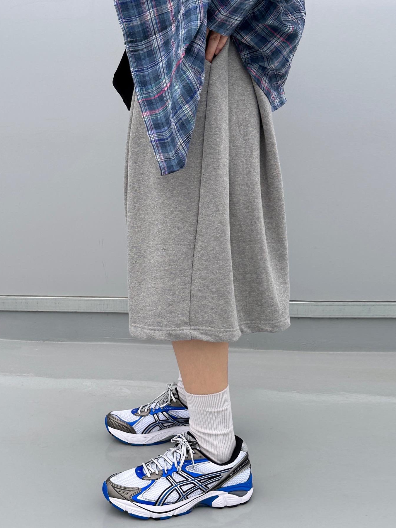 Asics GT-2160 White Illusion Blue, Our Legacy Ladon Leather Keychain Black 착용 스타일 - 3