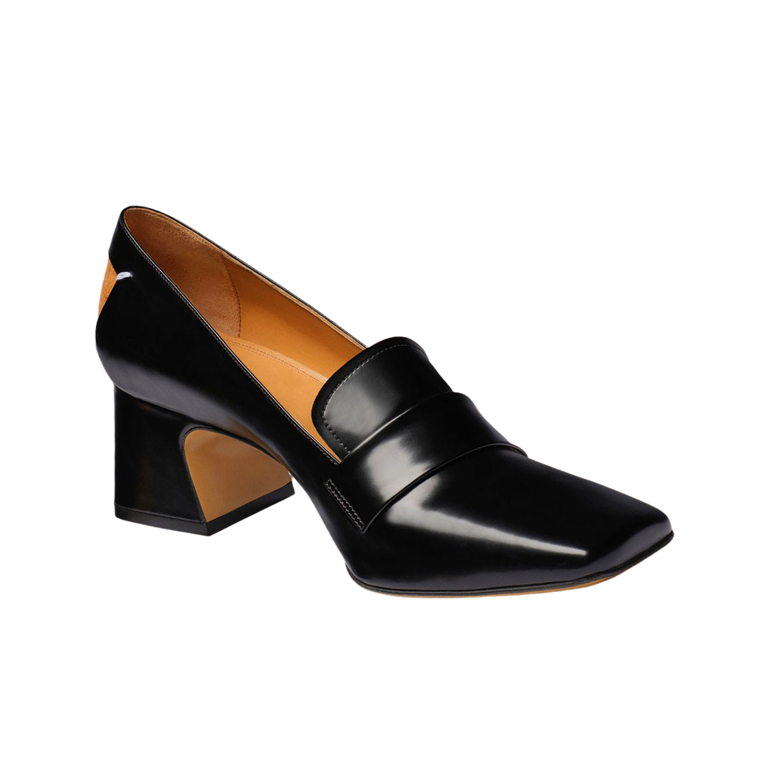 (W) 메종 마르지엘라 데코티크 코트 슈즈 블랙((W) Maison Margiela Decortique Court Shoes Black) - 1