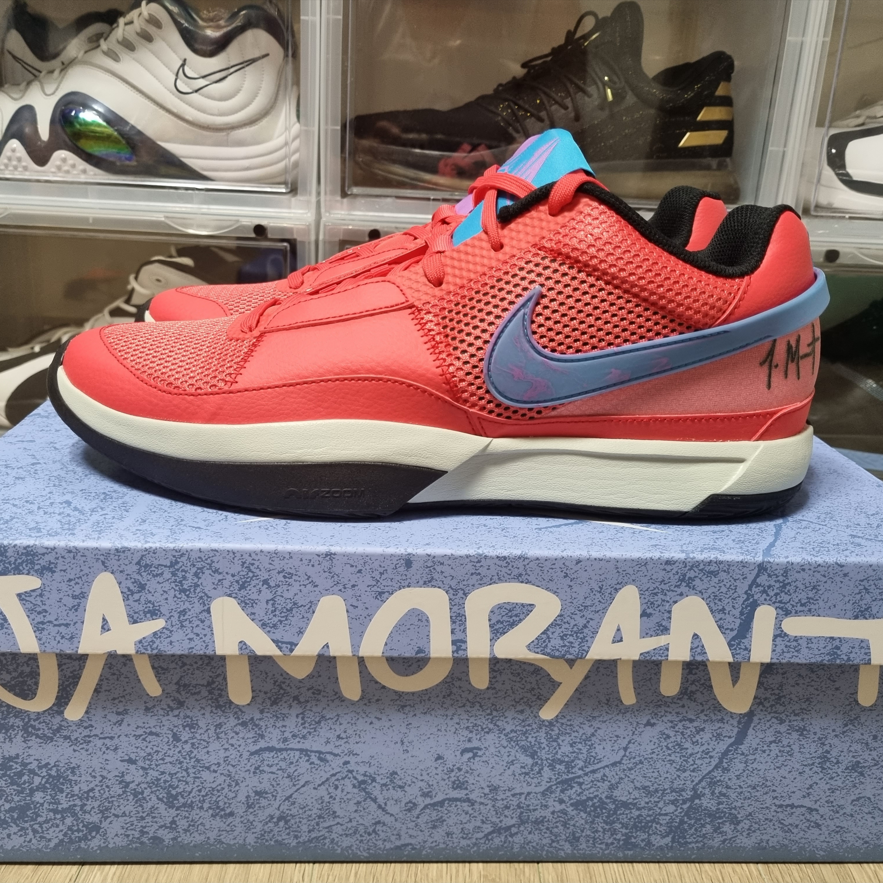 Nike Ja 1 EP Ember Glow 착용 스타일